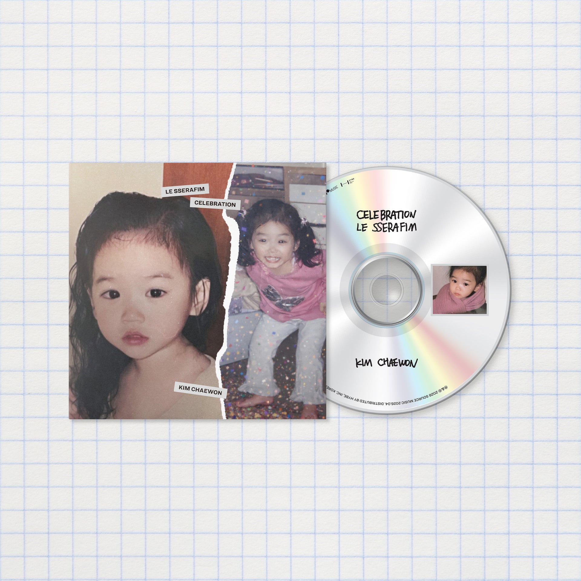LE SSERAFIM - 'CELEBRATION' Single CD KIM CHAEWON ver.