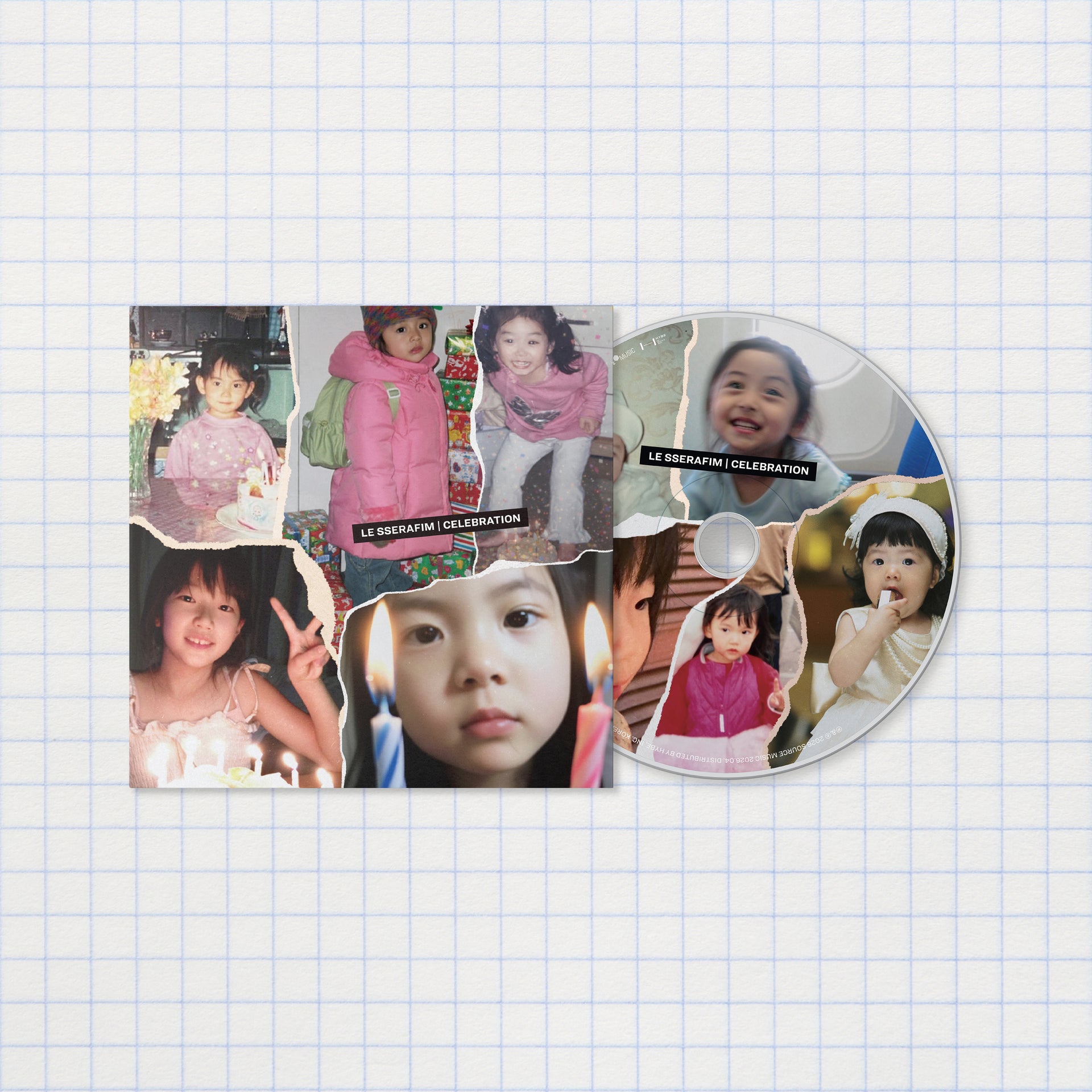 LE SSERAFIM - 'CELEBRATION' Single CD LE SSERAFIM ver. 
