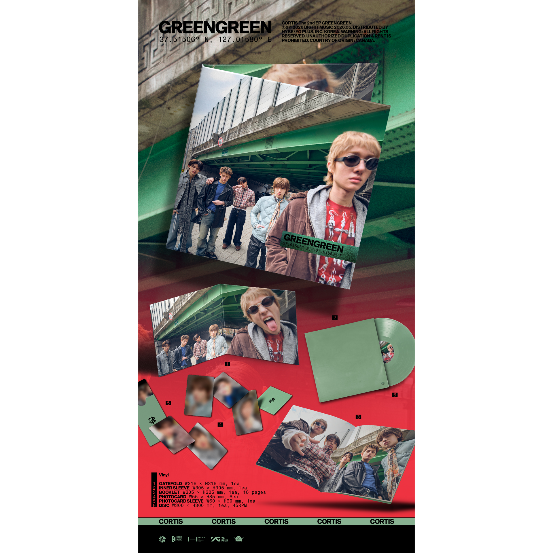 CORTIS - GREENGREEN (Vinyl) – hello82.shop CORTIS - GREENGREEN (Vinyl) – hello82.shop