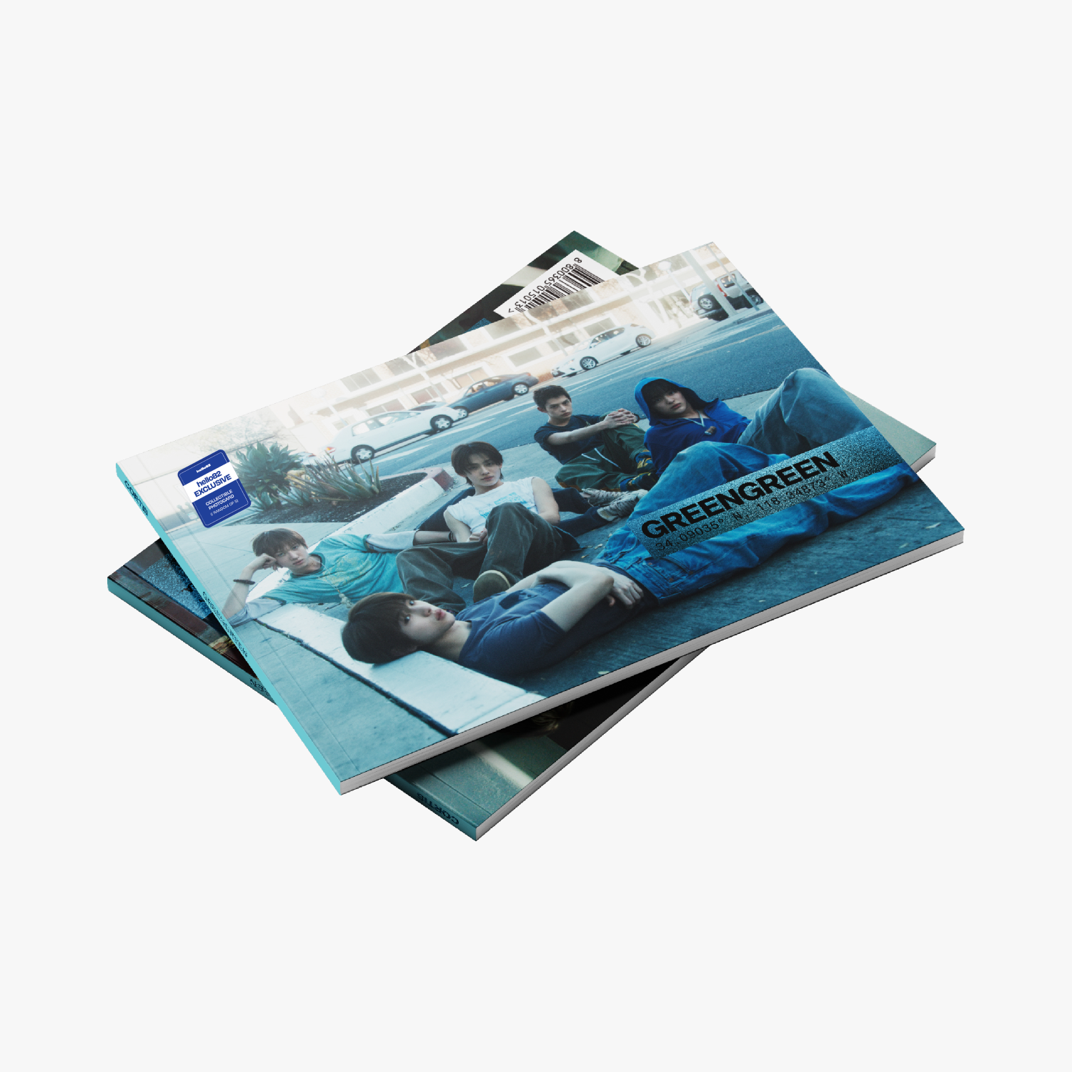 CORTIS - GREENGREEN - hello82 Exclusive STREET version in Blue