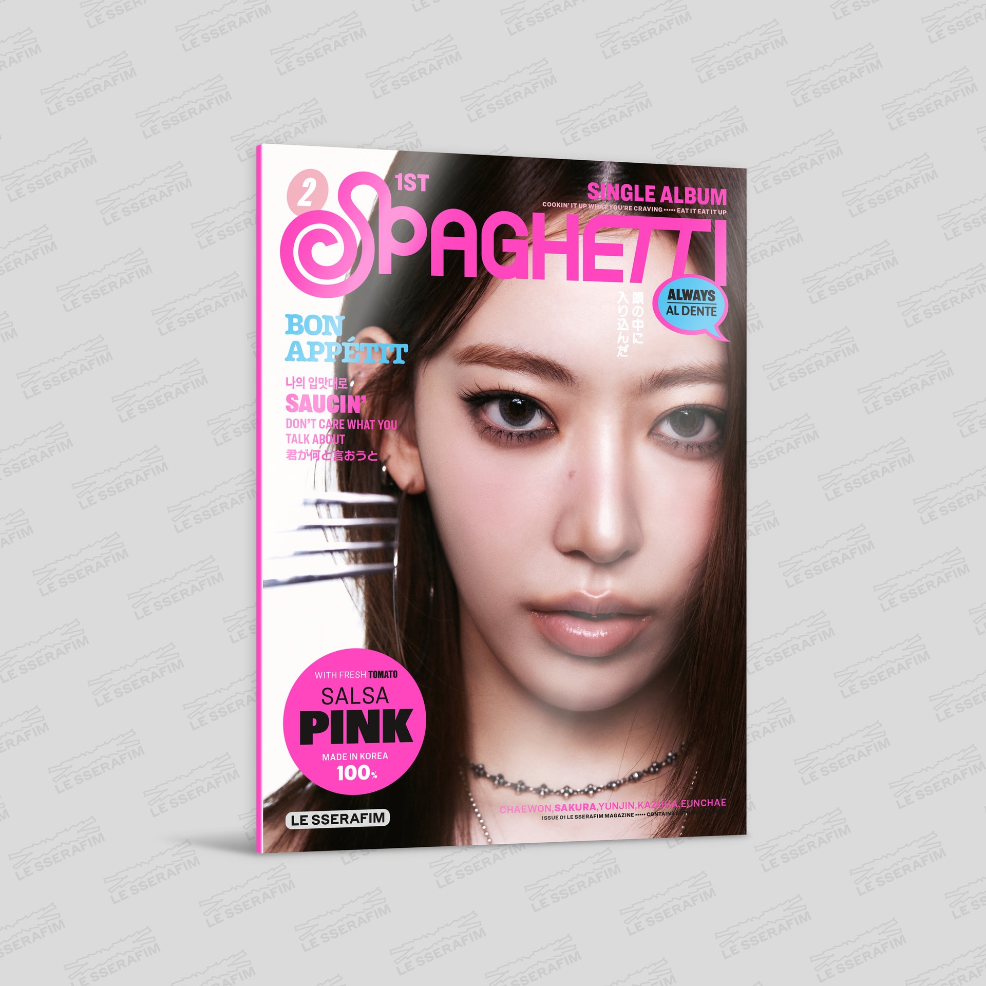 LE SSERAFIM - 1st Single Album 'SPAGHETTI' (POP-UP Exclusive)(COMPACT ver.)