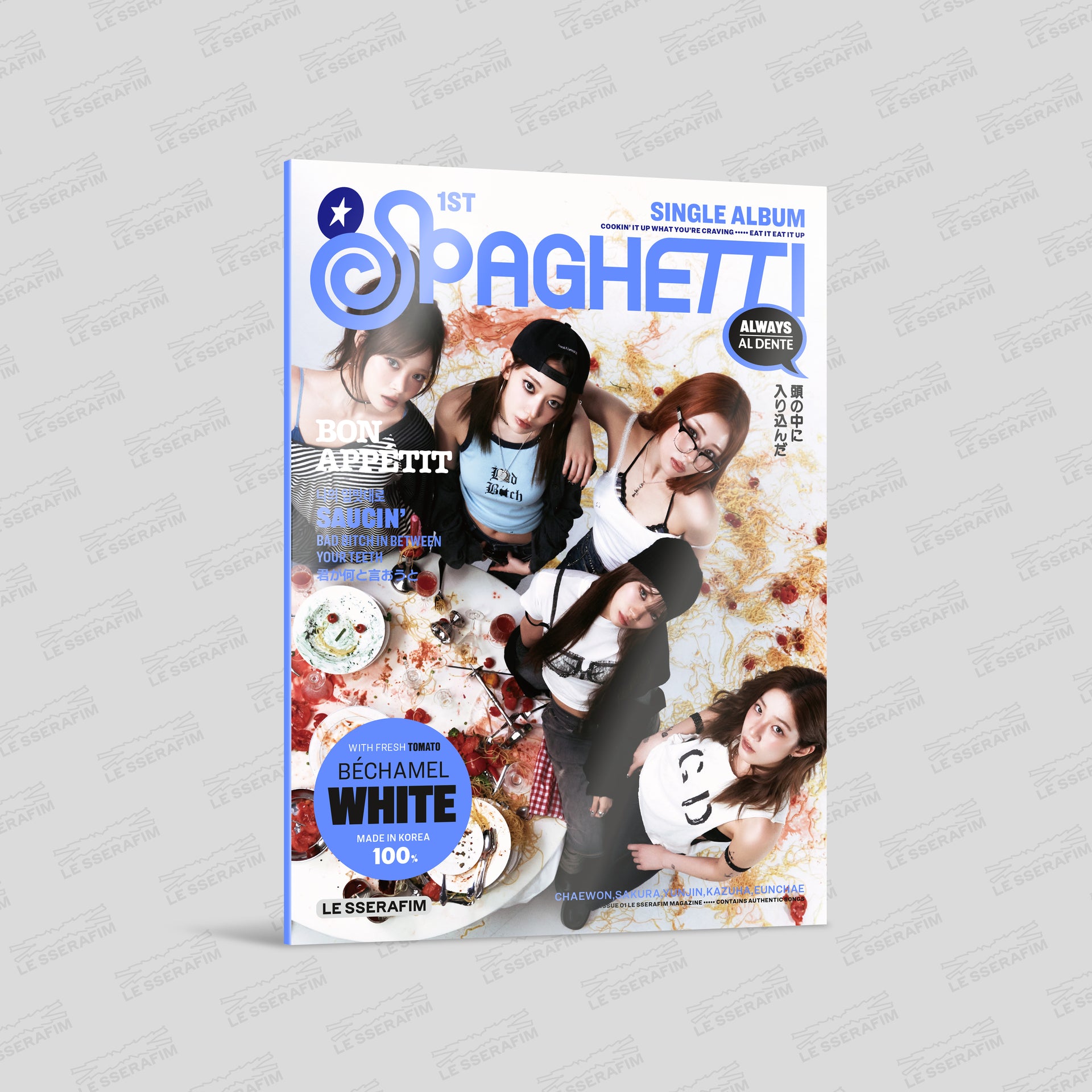 LE SSERAFIM - 1st Single Album 'SPAGHETTI' (POP-UP Exclusive)(COMPACT ver.)