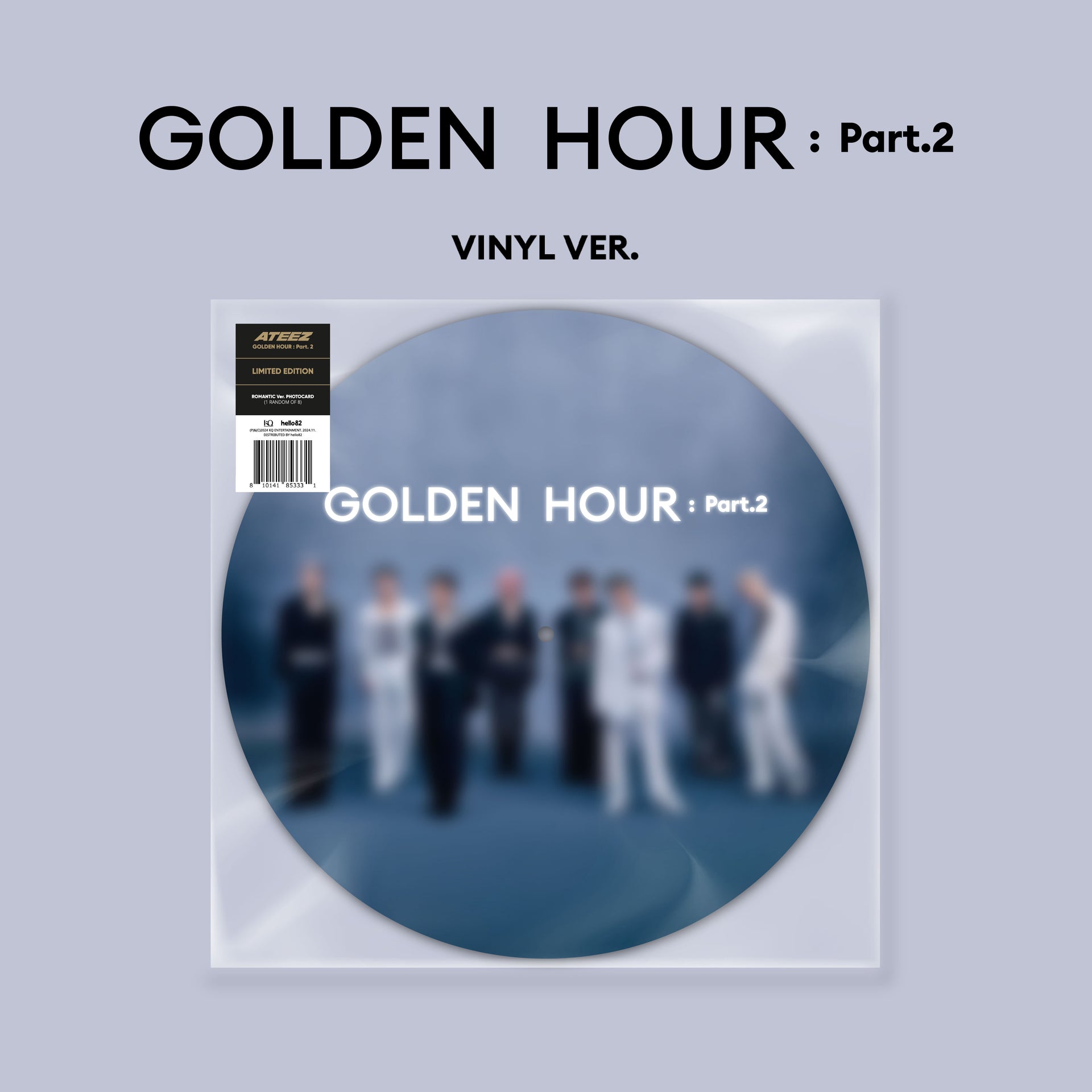 ATEEZ - GOLDEN HOUR : Part.2 (Limited Edition Picture Disc Vinyl)