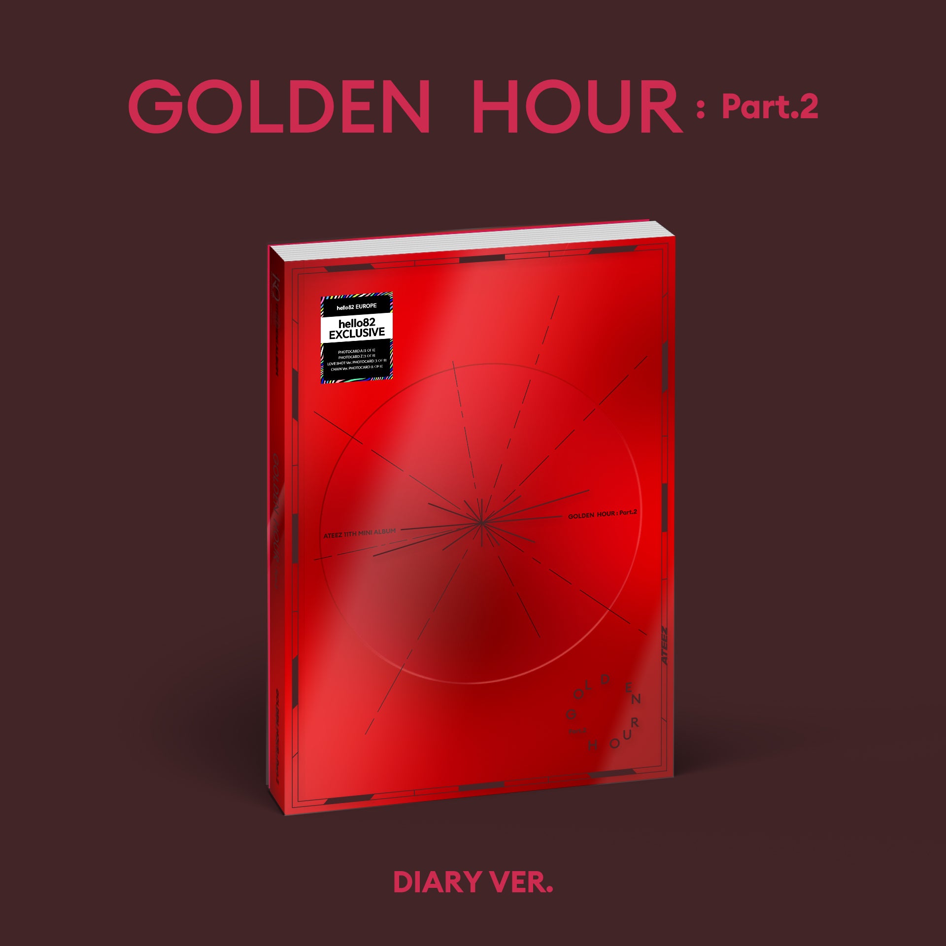 ATEEZ - GOLDEN HOUR : Part.2 - Europe hello82 Exclusive