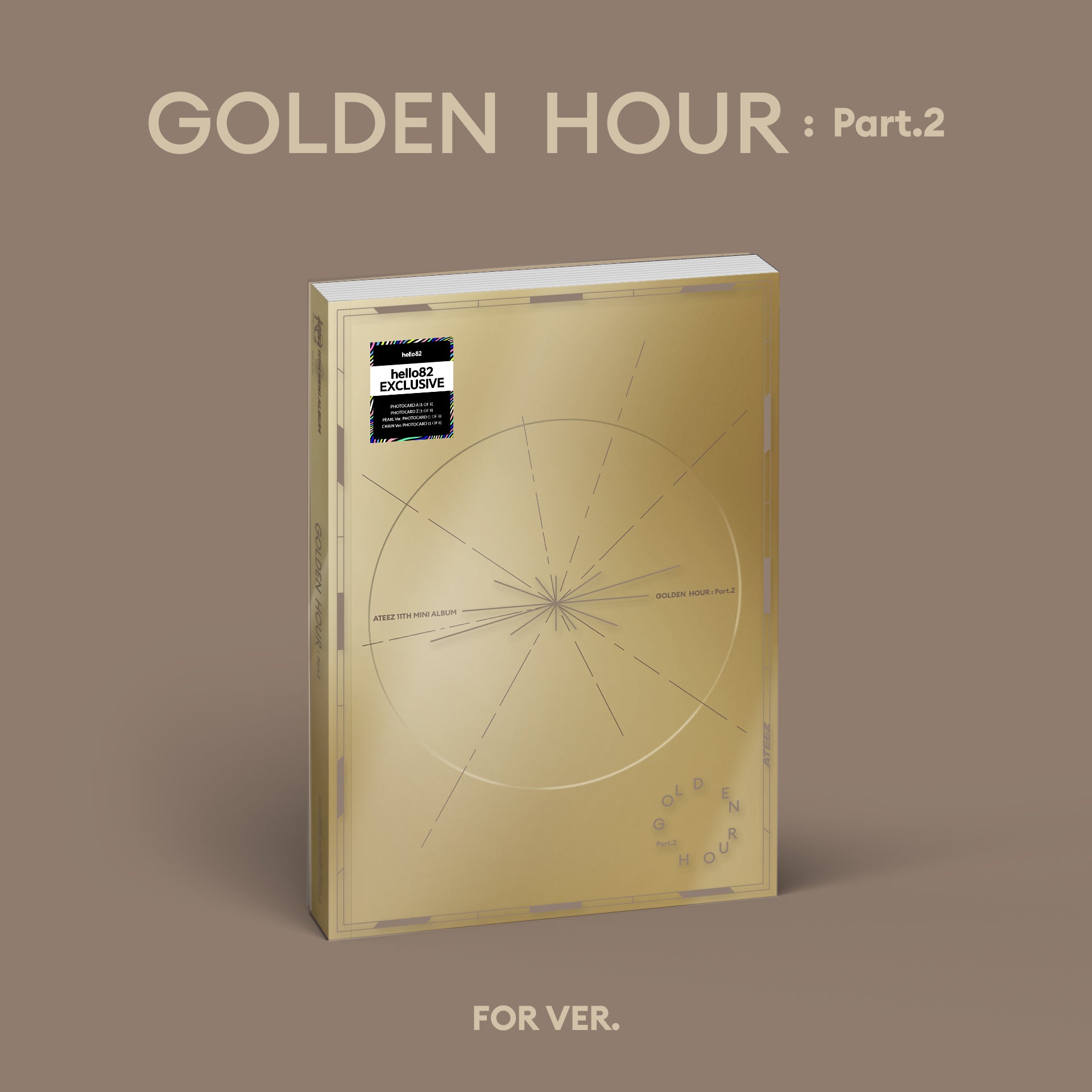 ATEEZ - GOLDEN HOUR : Part.2 - hello82 Exclusive