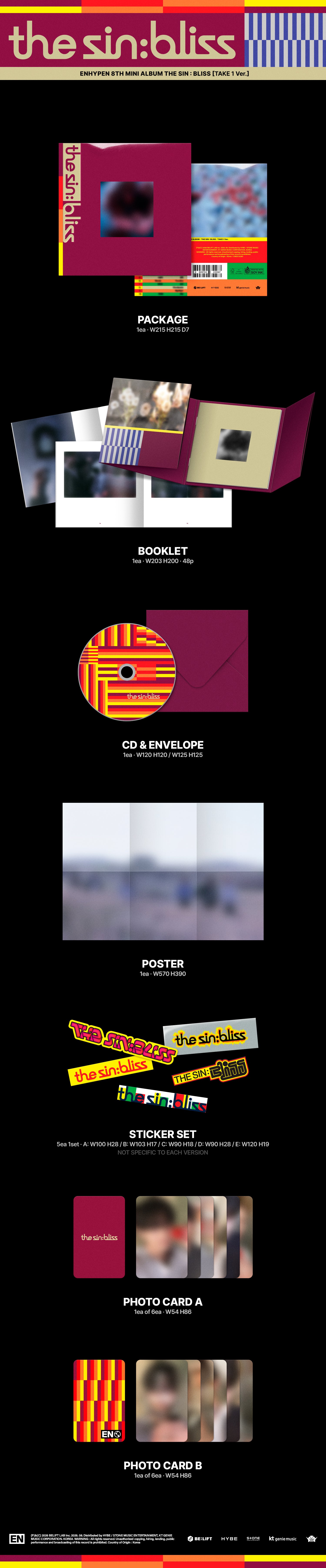 ENHYPEN - THE SIN : BLISS (hello82 Exclusive) – hello82.shop