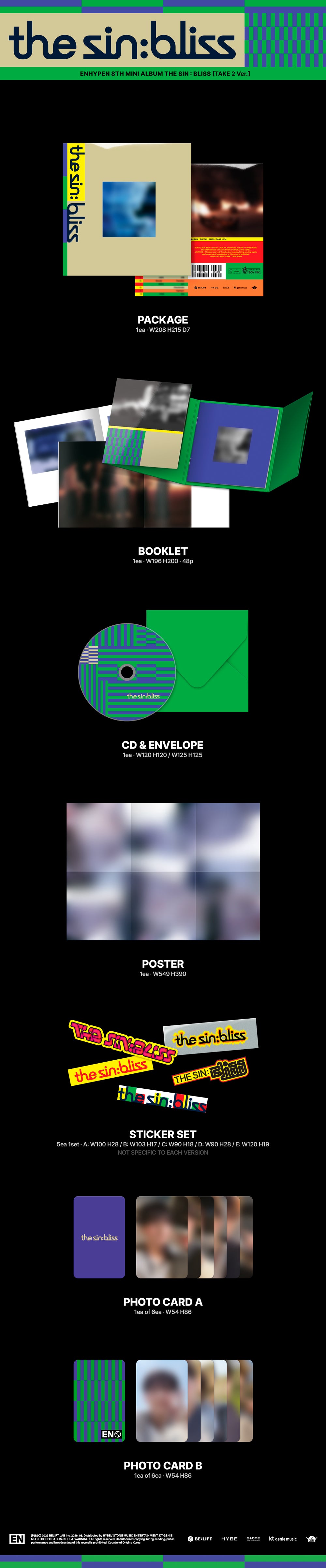 ENHYPEN - THE SIN : BLISS (hello82 Exclusive) – hello82.shop