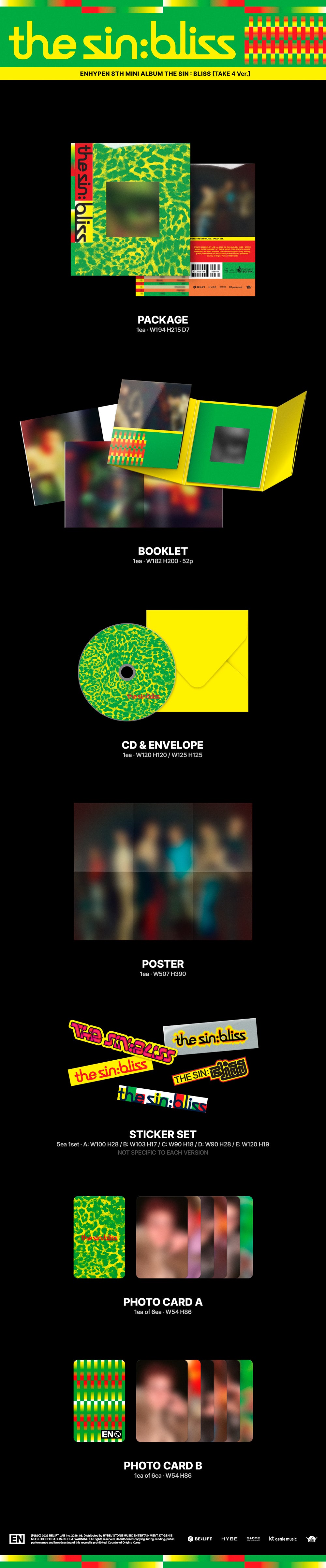 ENHYPEN - THE SIN : BLISS (hello82 Exclusive) – hello82.shop