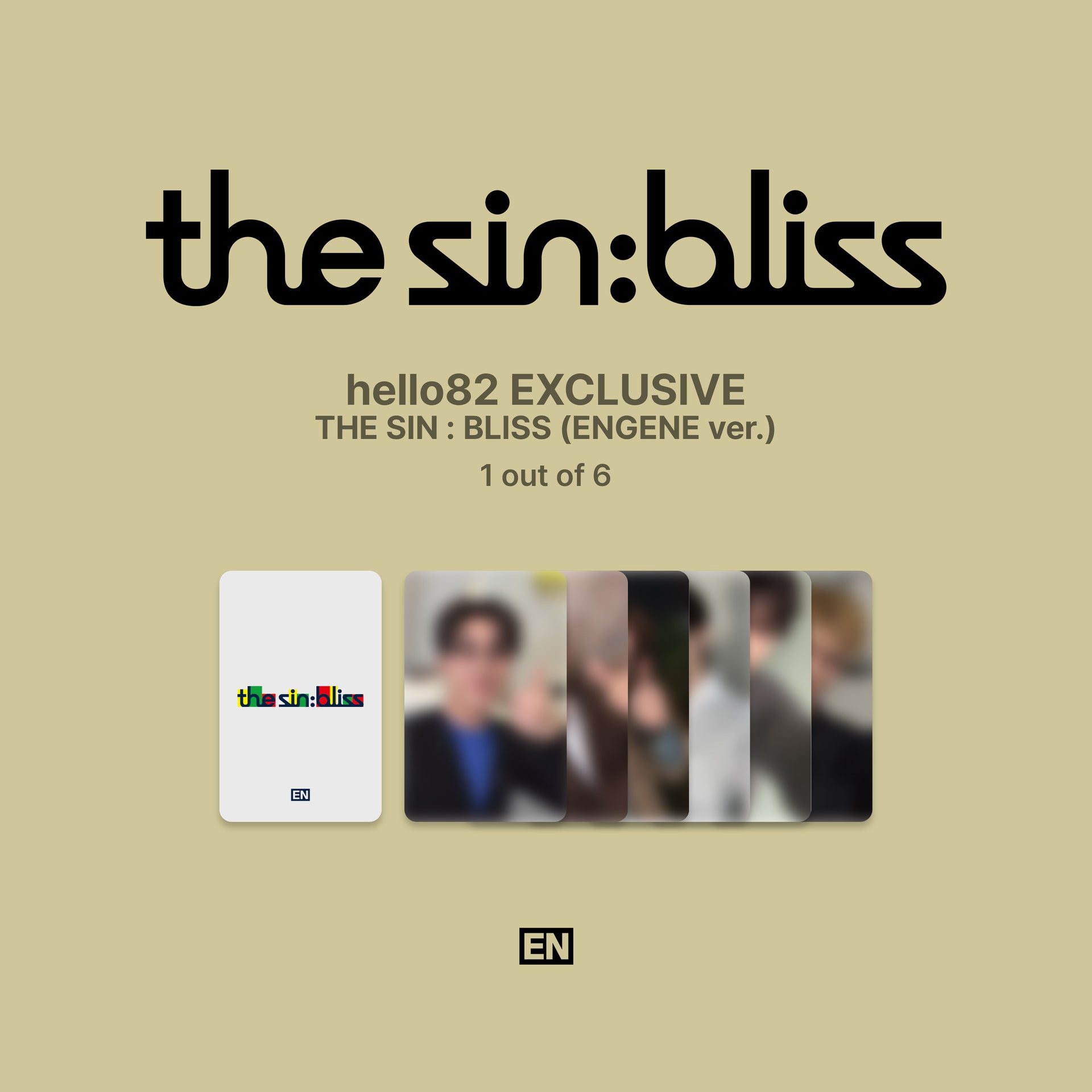 ENHYPEN - THE SIN : BLISS (ENGENE Ver.) (hello82 Exclusive) (Random)