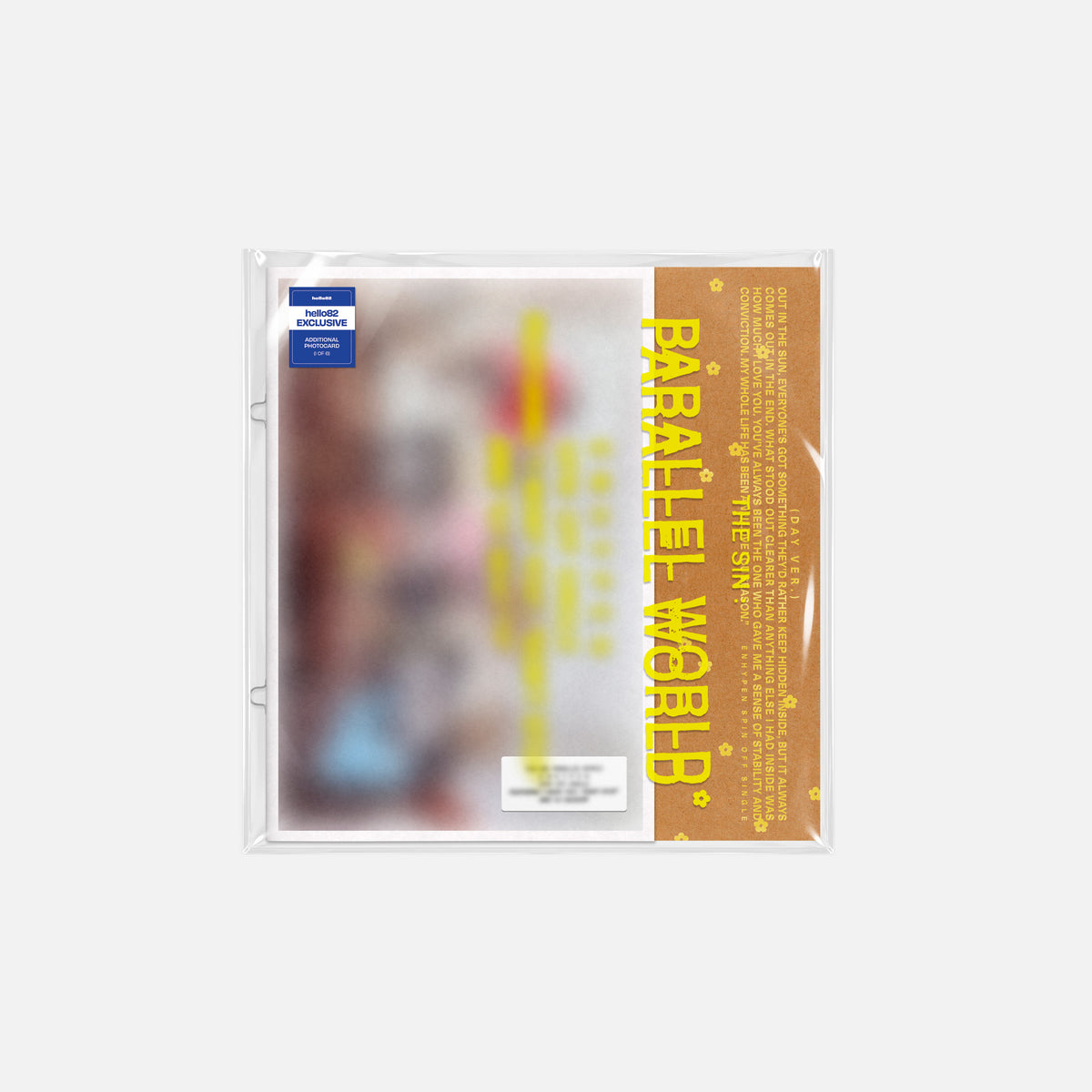 ENHYPEN - THE SIN : PARALLEL WORLD (hello82 Exclusive) in DAY Ver. (Yellow)
