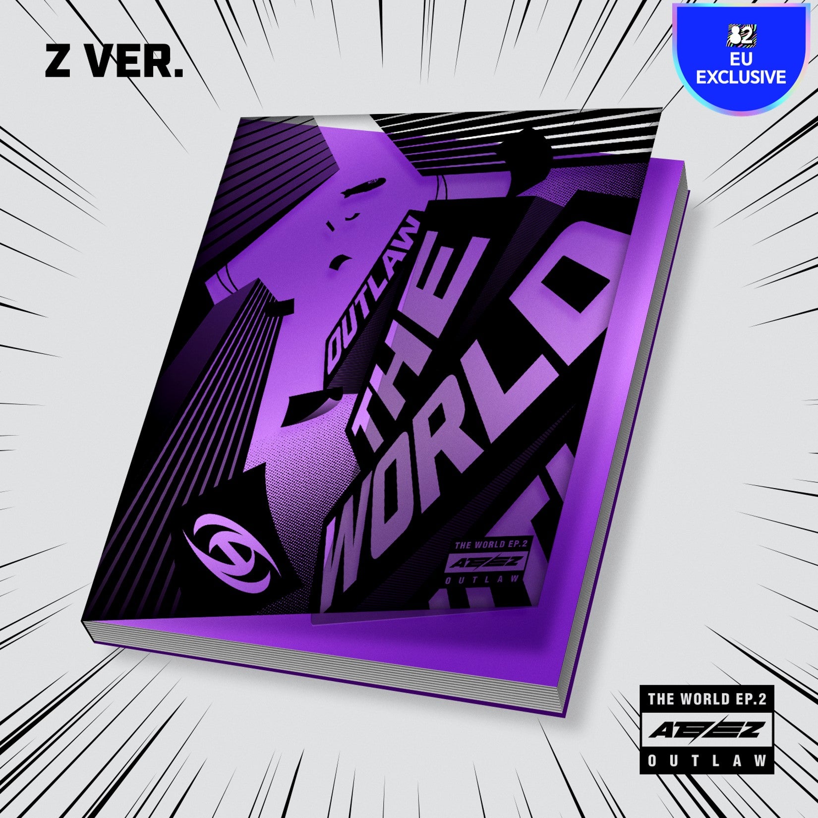 EUROPE SHIPPING] ATEEZ - THE WORLD EP.2 : OUTLAW - Europe