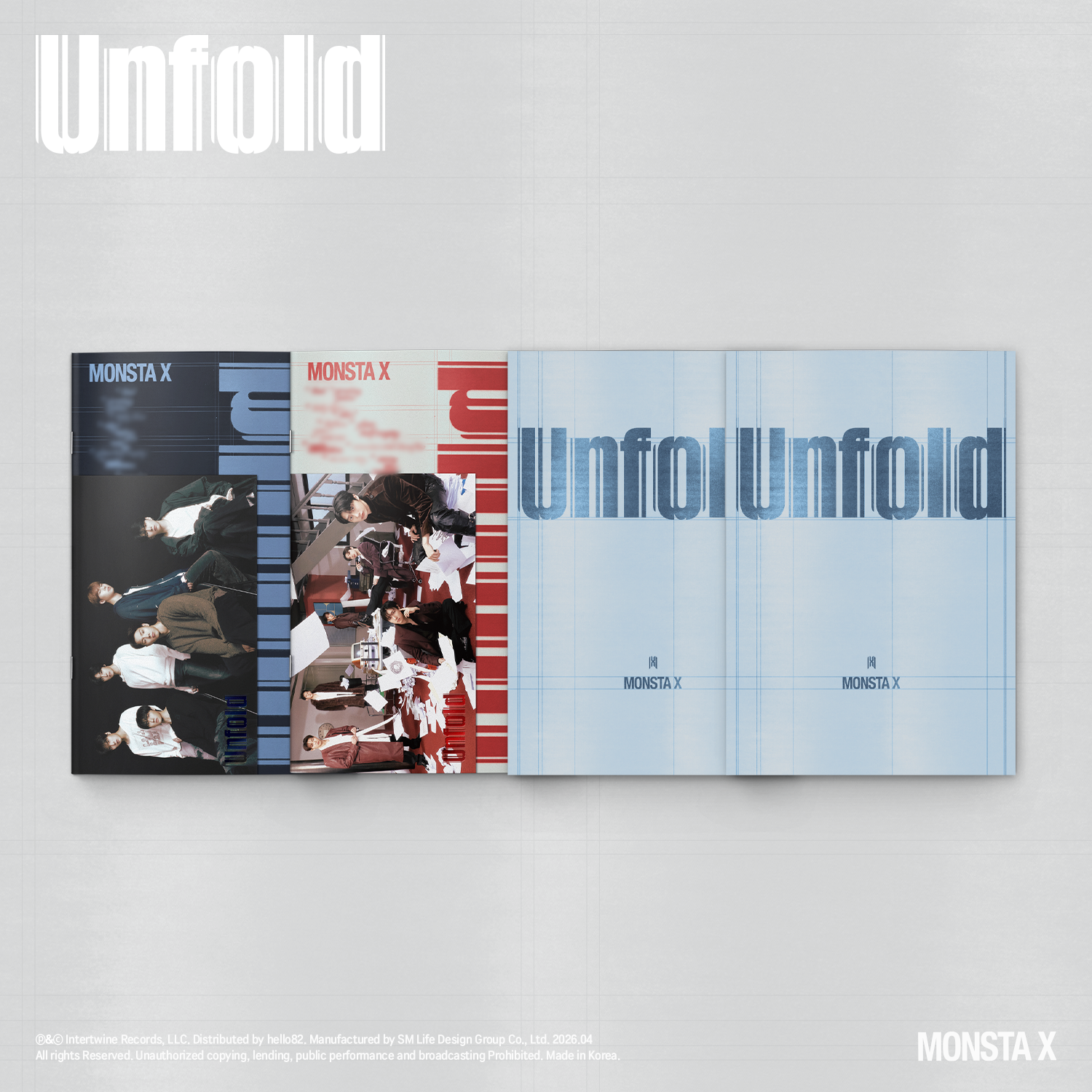 [Signed] MONSTA X - Unfold