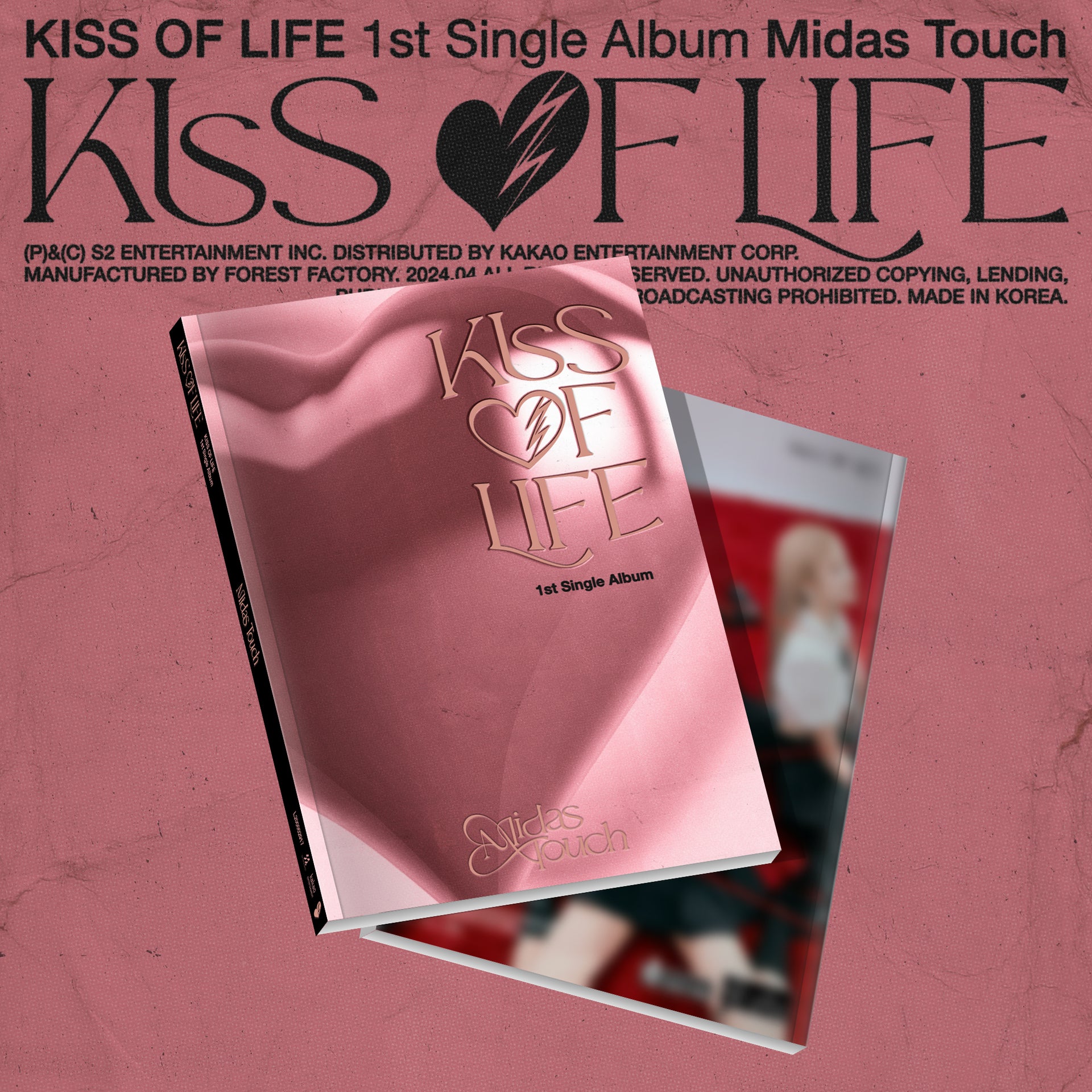 [Signed] KISS OF LIFE - 1st SINGLE ALBUM : Midas Touch