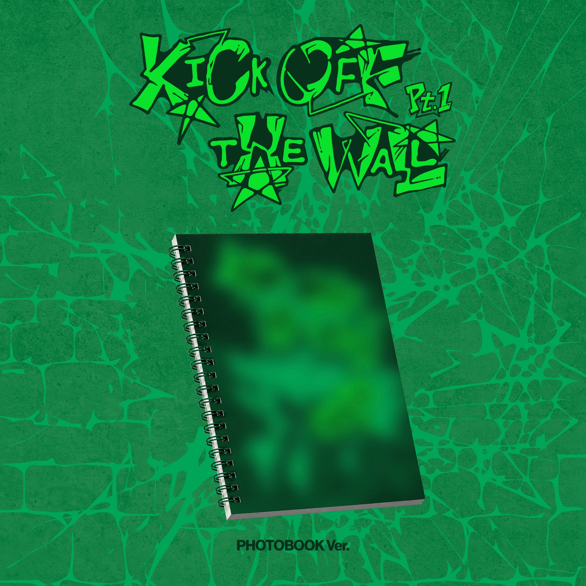 KickFlip - KICK OFF THE WALL PT.1 (PHOTOBOOK Ver.) (hello82 Exclusive) in Green