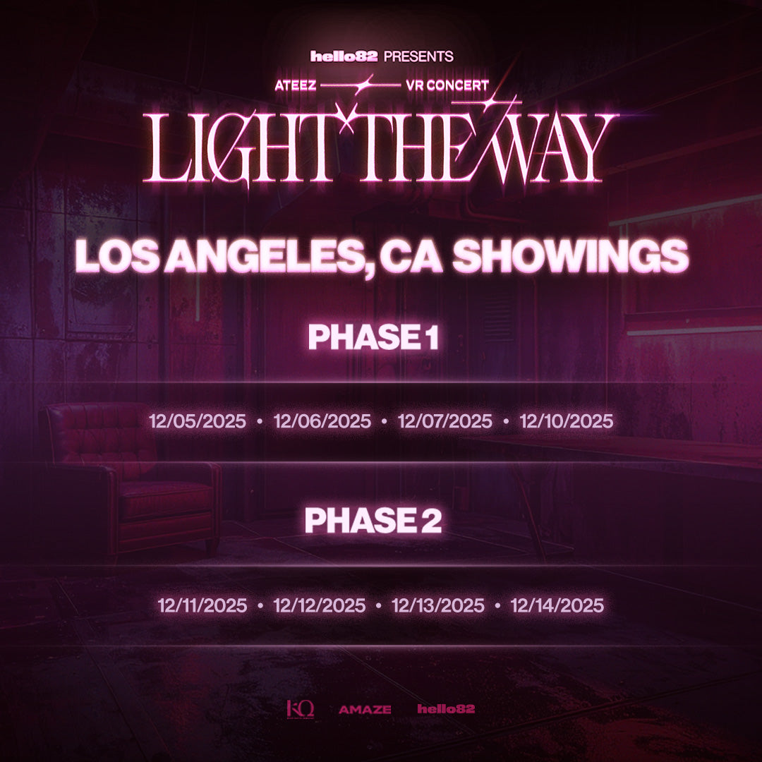 ATEEZ VR CONCERT : LIGHT THE WAY in LOS ANGELES, CA – hello82.shop