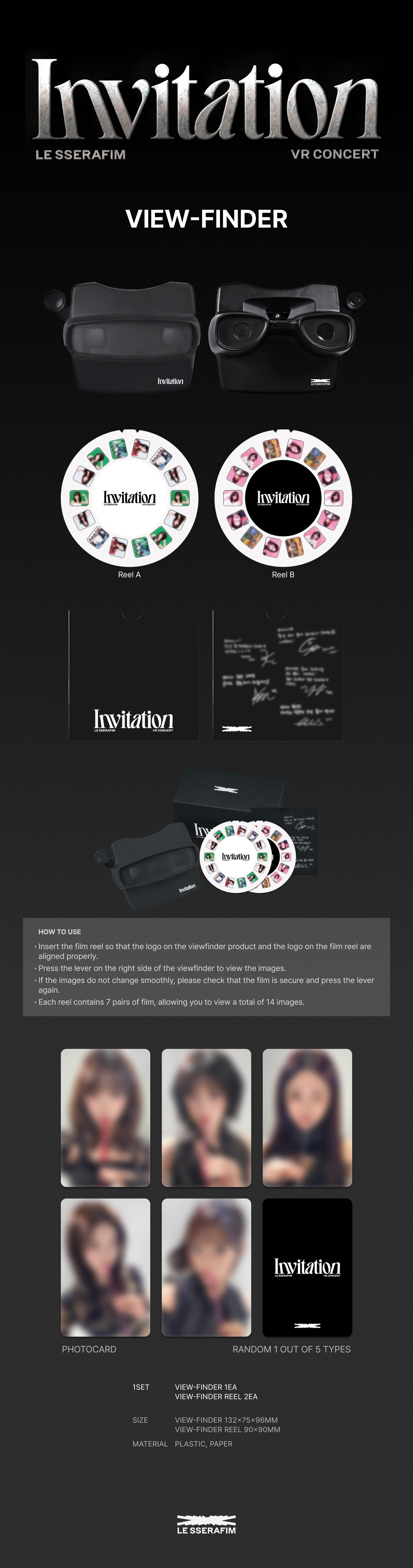 LE SSERAFIM - VR CONCERT MERCH – hello82.shop