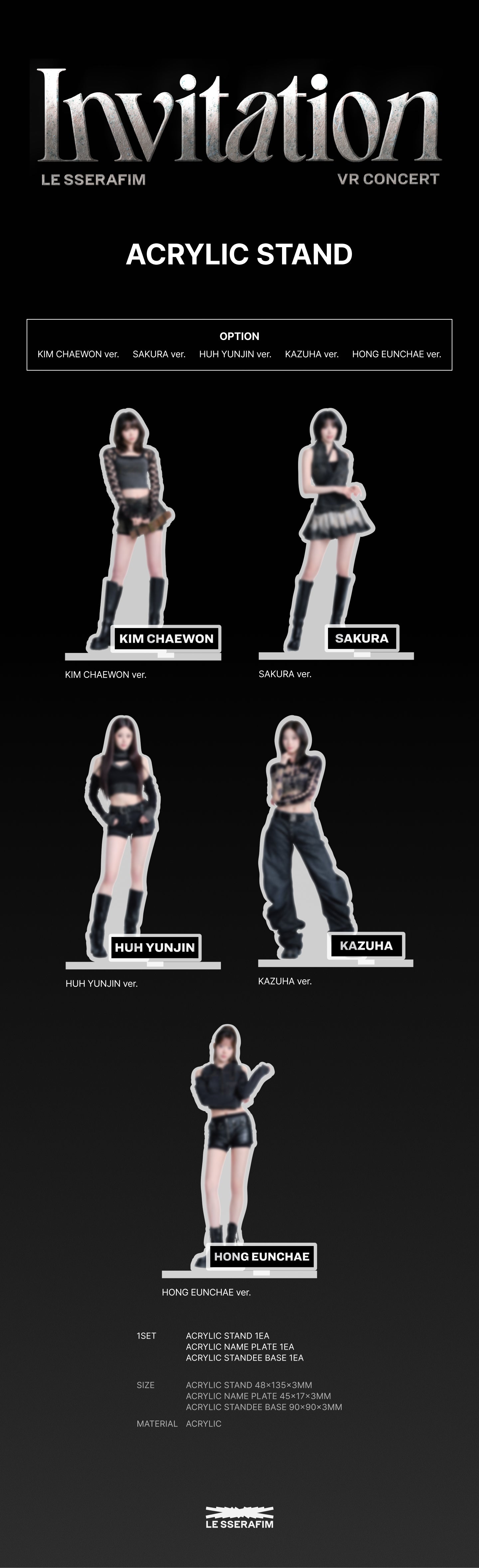 LE SSERAFIM - VR CONCERT MERCH – hello82.shop