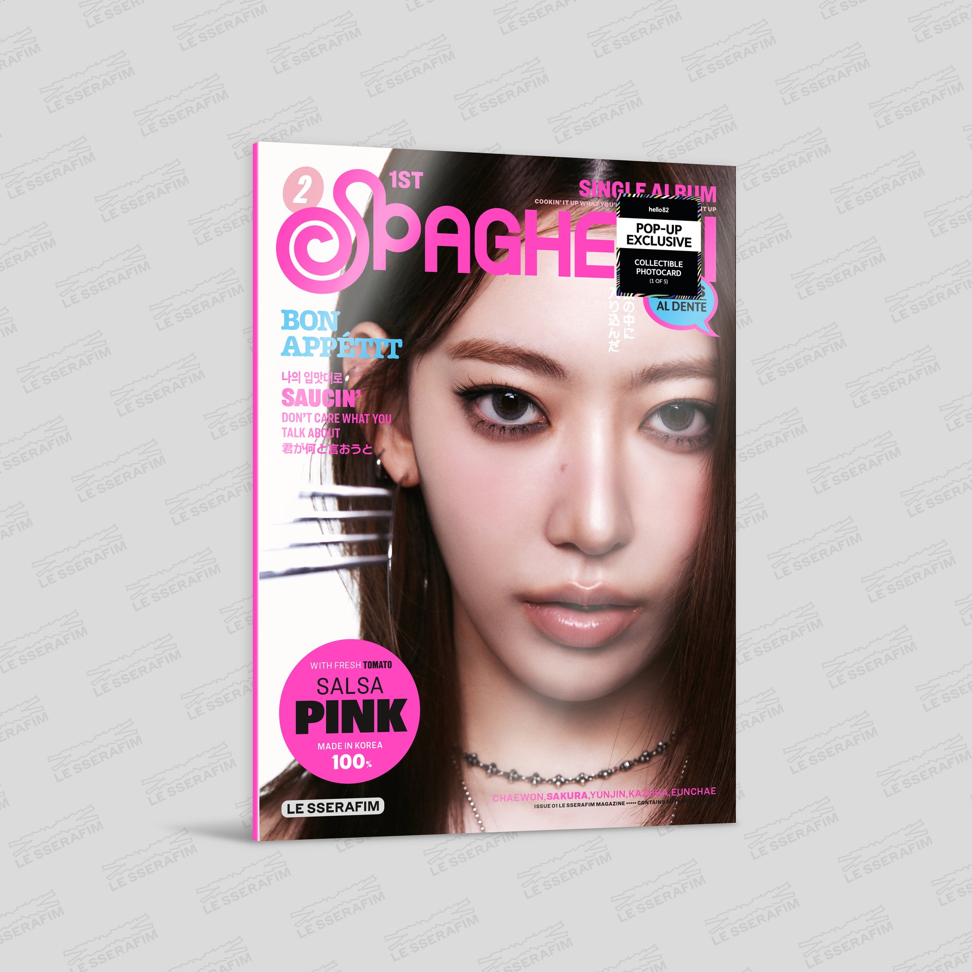 LE SSERAFIM - 1st Single Album 'SPAGHETTI' (POP-UP Exclusive)(COMPACT ver.)