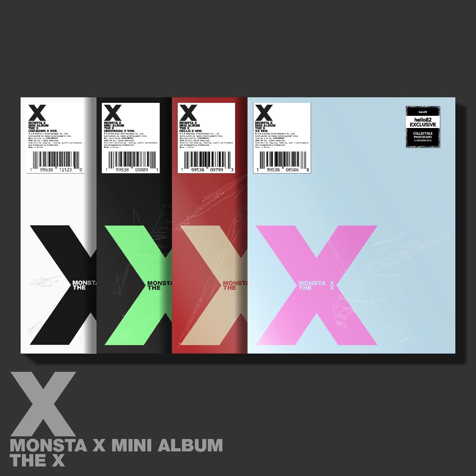 MONSTA X - THE X (hello82 Exclusive)