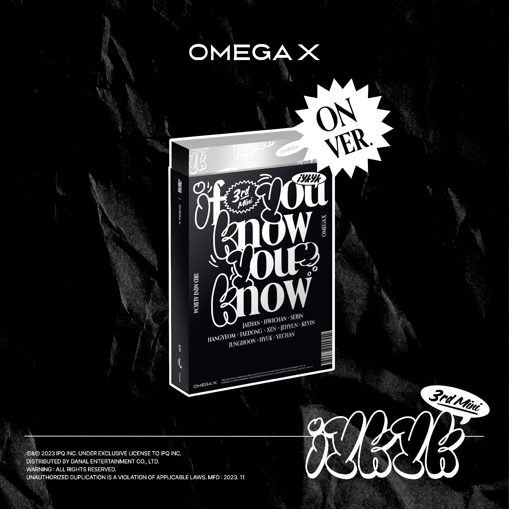 OMEGAX iykyk セビン 直筆サイン入り ホログラムトレカ Signed] OMEGA X - 3rd MINI ALBUM : iykyk (Random) – hello82.shop