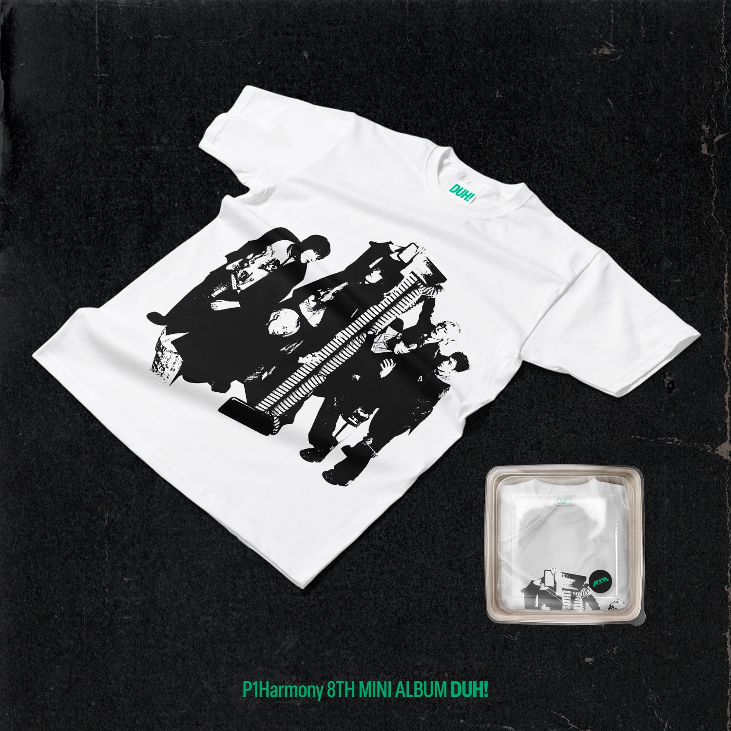 P1Harmony - DUH! (Plain White T Ver.)