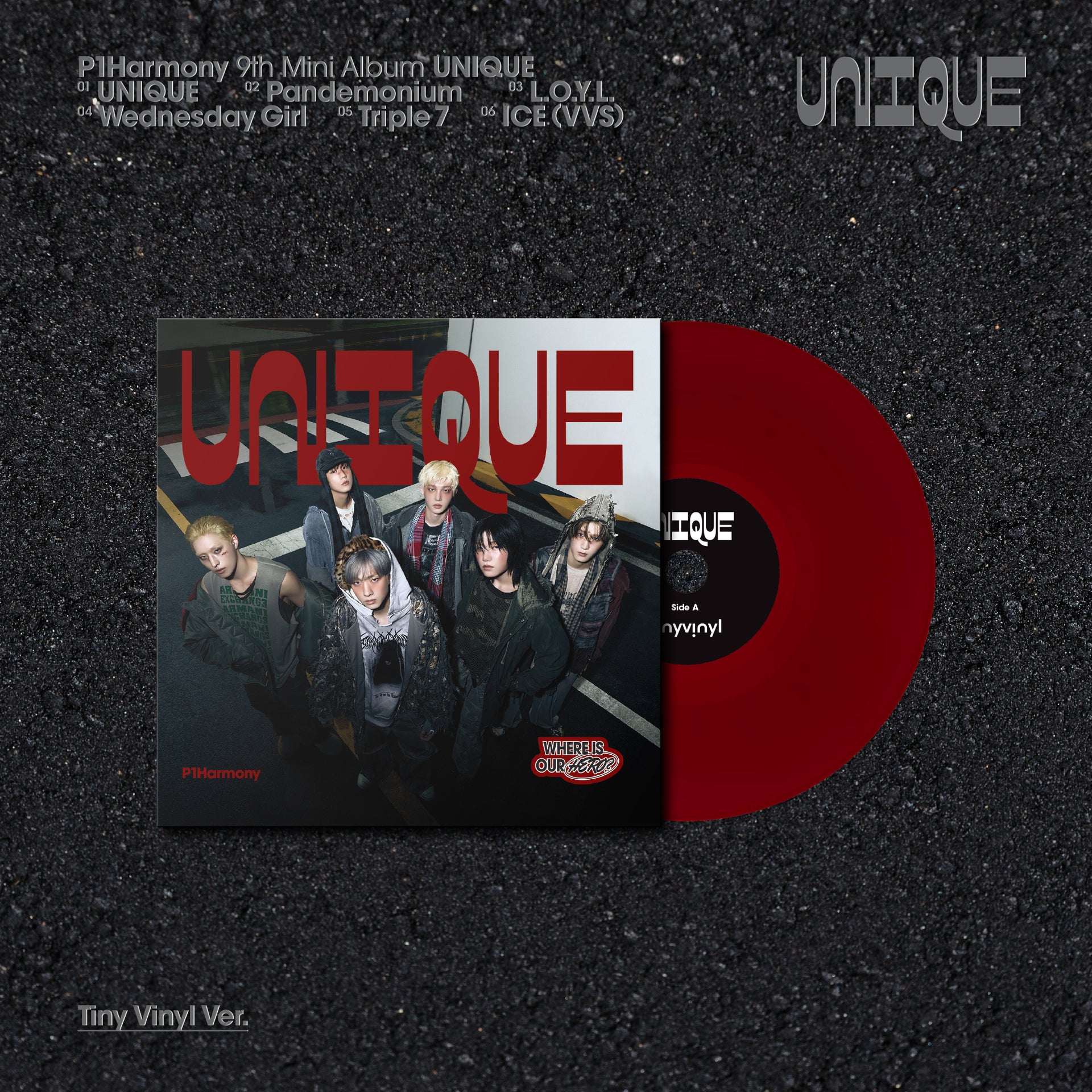 P1Harmony - UNIQUE - Tiny Vinyl
