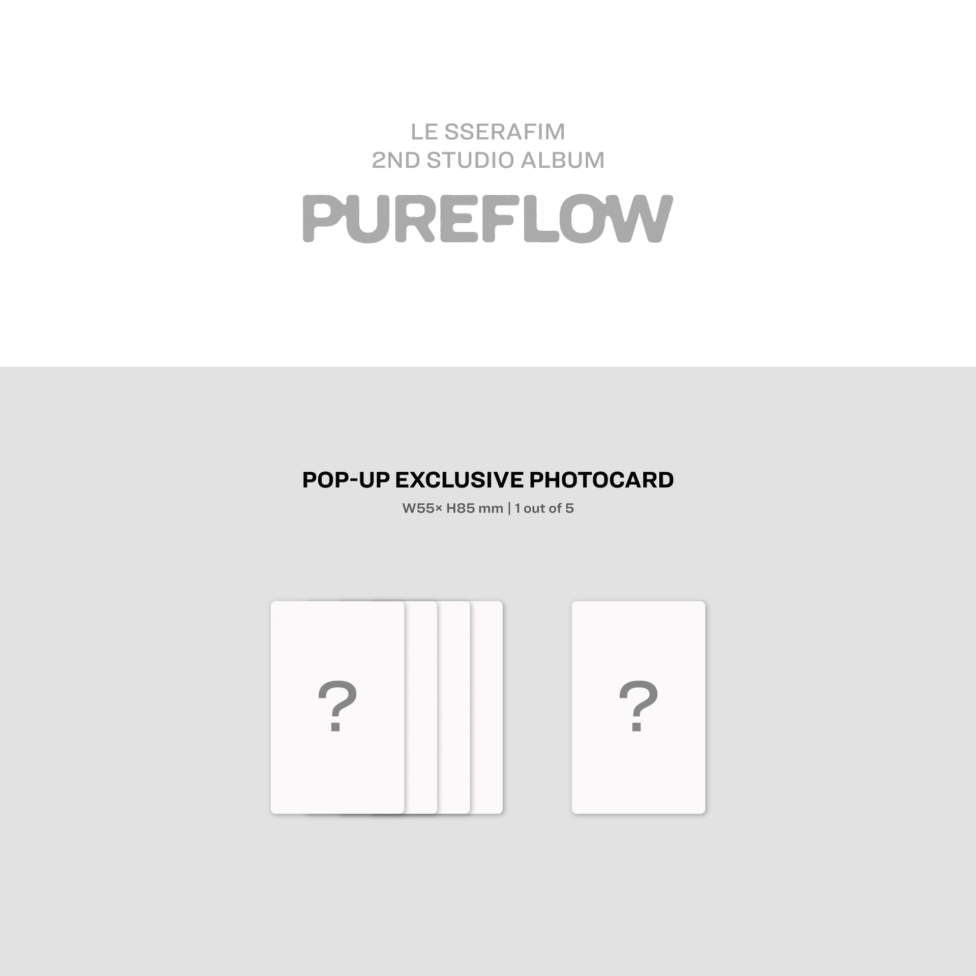 LE SSERAFIM - 2nd Studio Album ‘PUREFLOW’ pt.1 (COMPACT ver.) (hello82 POP-UP Exclusive)