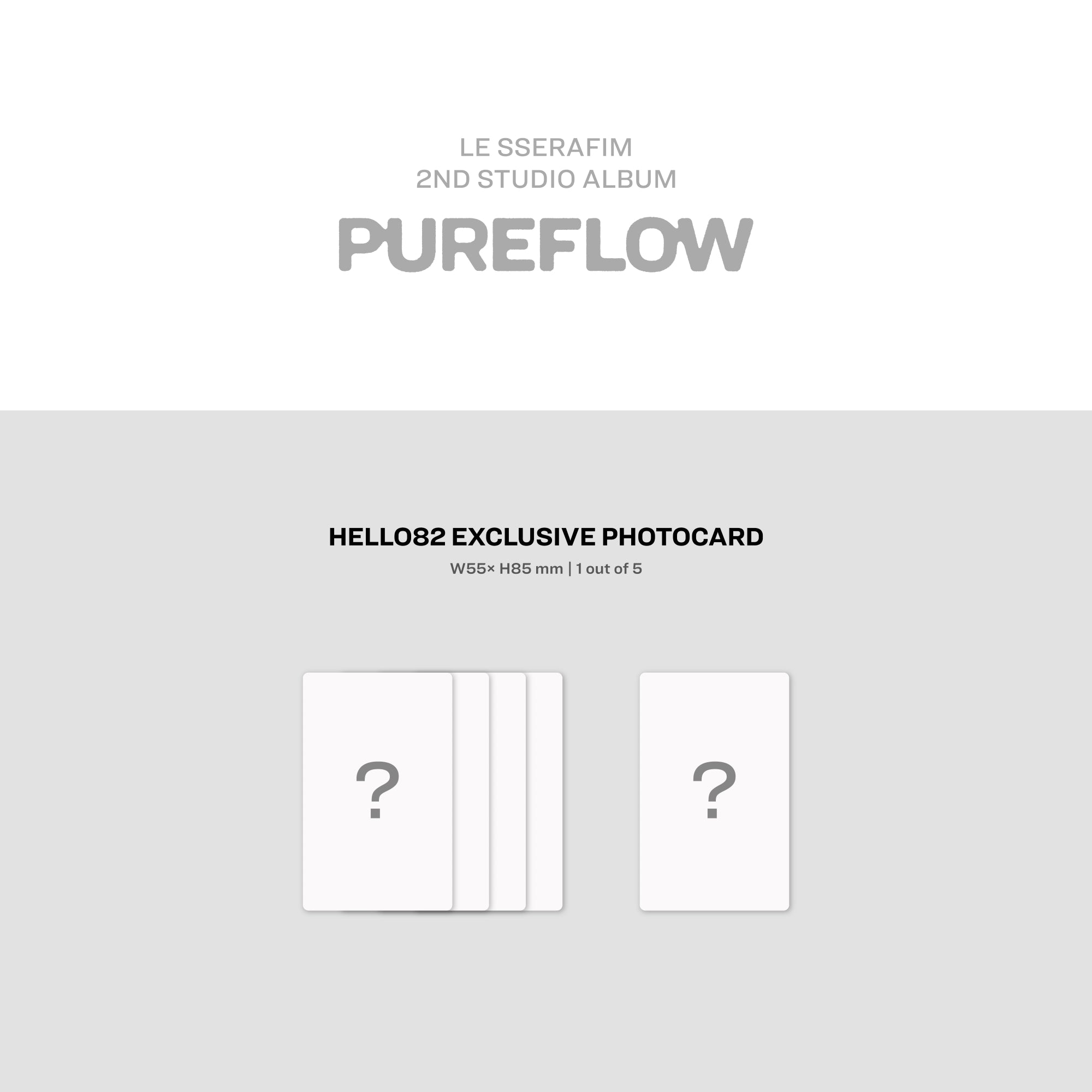 LE SSERAFIM - 2nd Studio Album 'PUREFLOW' pt.1 (hello82 Exclusive