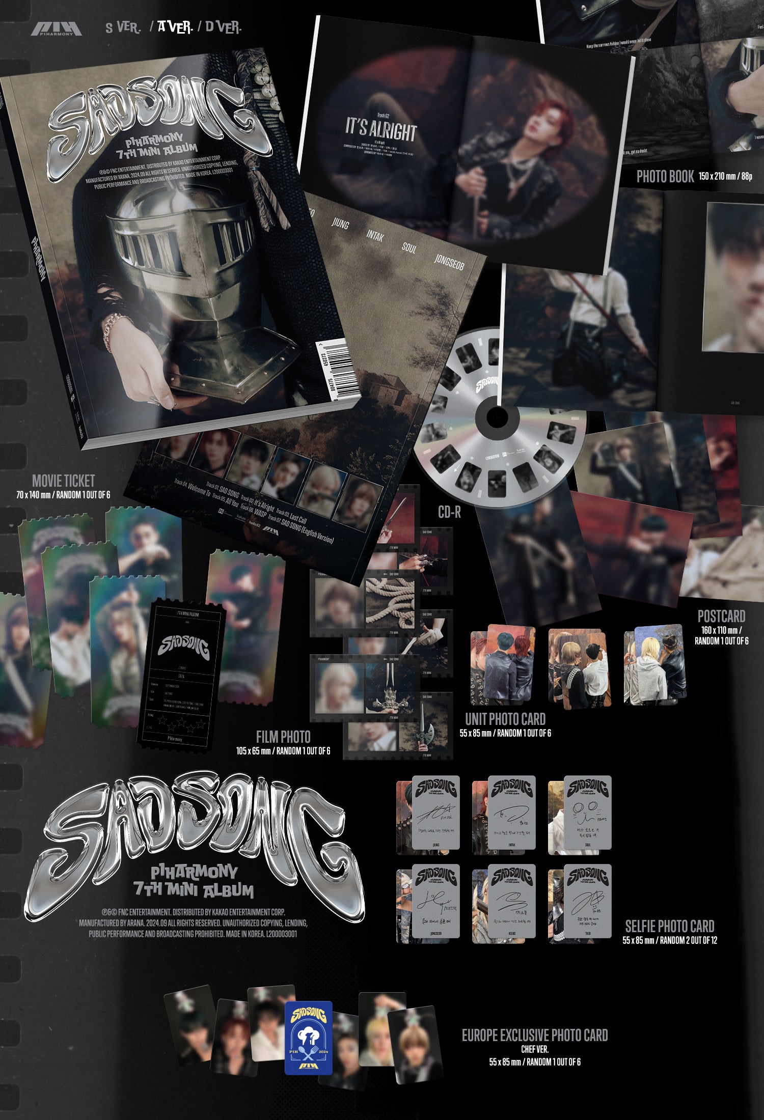 Signed] P1Harmony - SAD SONG – hello82.shop