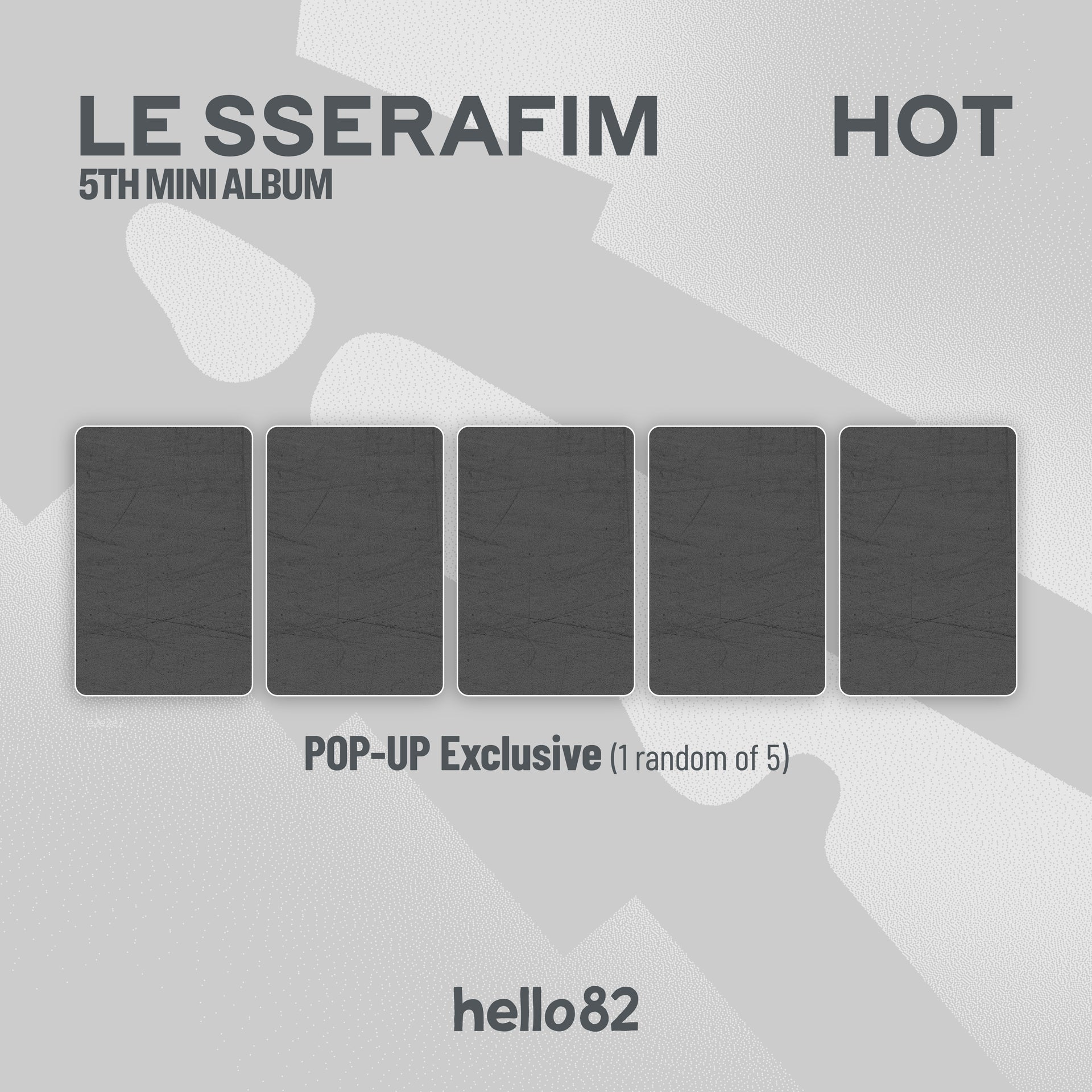 LE SSERAFIM - 5th Mini Album ‘HOT’ (POP-UP Exclusive) (COMPACT Ver.)