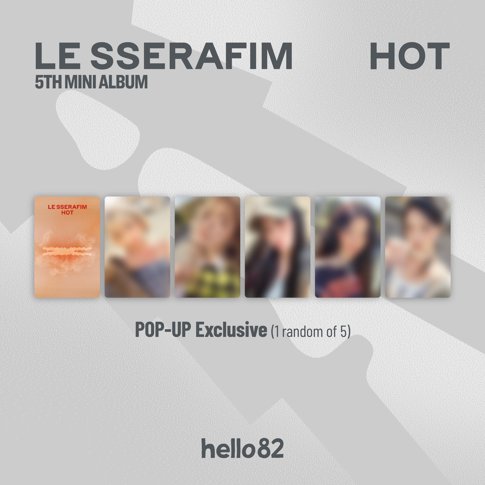 LE SSERAFIM - 5th Mini Album ‘HOT’ (POP-UP Exclusive) (COMPACT Ver.)