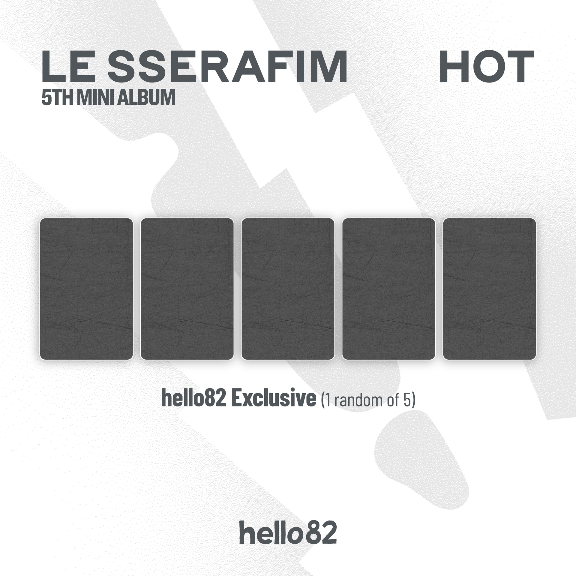 LE SSERAFIM - 5th Mini Album ‘HOT’ (hello82 Exclusive)