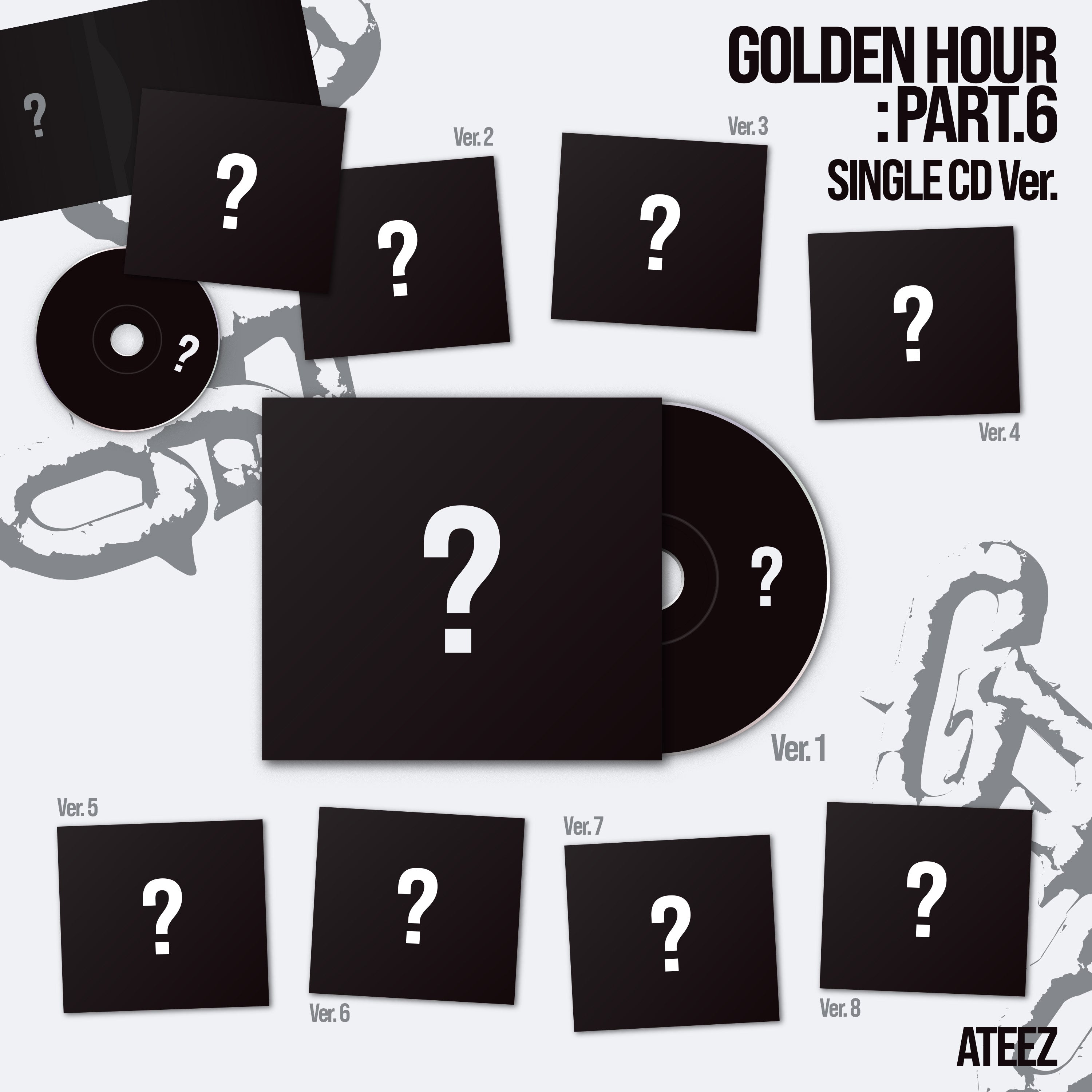 ATEEZ CD まとめ売り ⑧ ATEEZ - Single CD (Ver.8) – hello82.shop