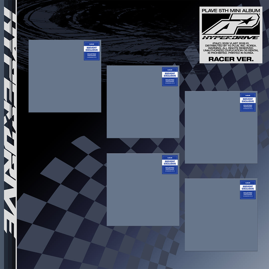 PLAVE - HYPERDRIVE (Racer Ver.) - 82EVENT Exclusive YEJUN, NOAH, BAMBY, EUNHO, HAMIN