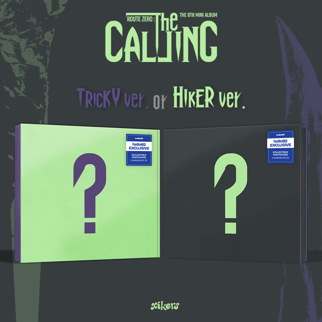 xikers - ROUTE ZERO : The CALLING - hello82 Exclusive TRICKY ver. (Green) or HIKER ver. (Black)