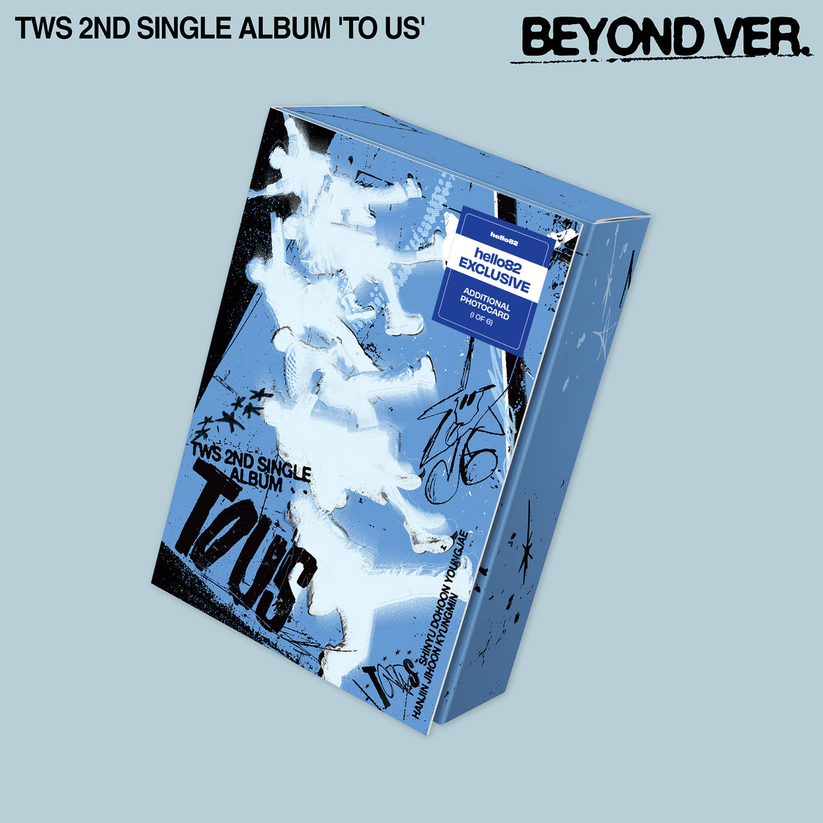 TWS - TWS 2nd Single Album <TO US> (hello82 Exclusive) BEYOND VER. (Blue)