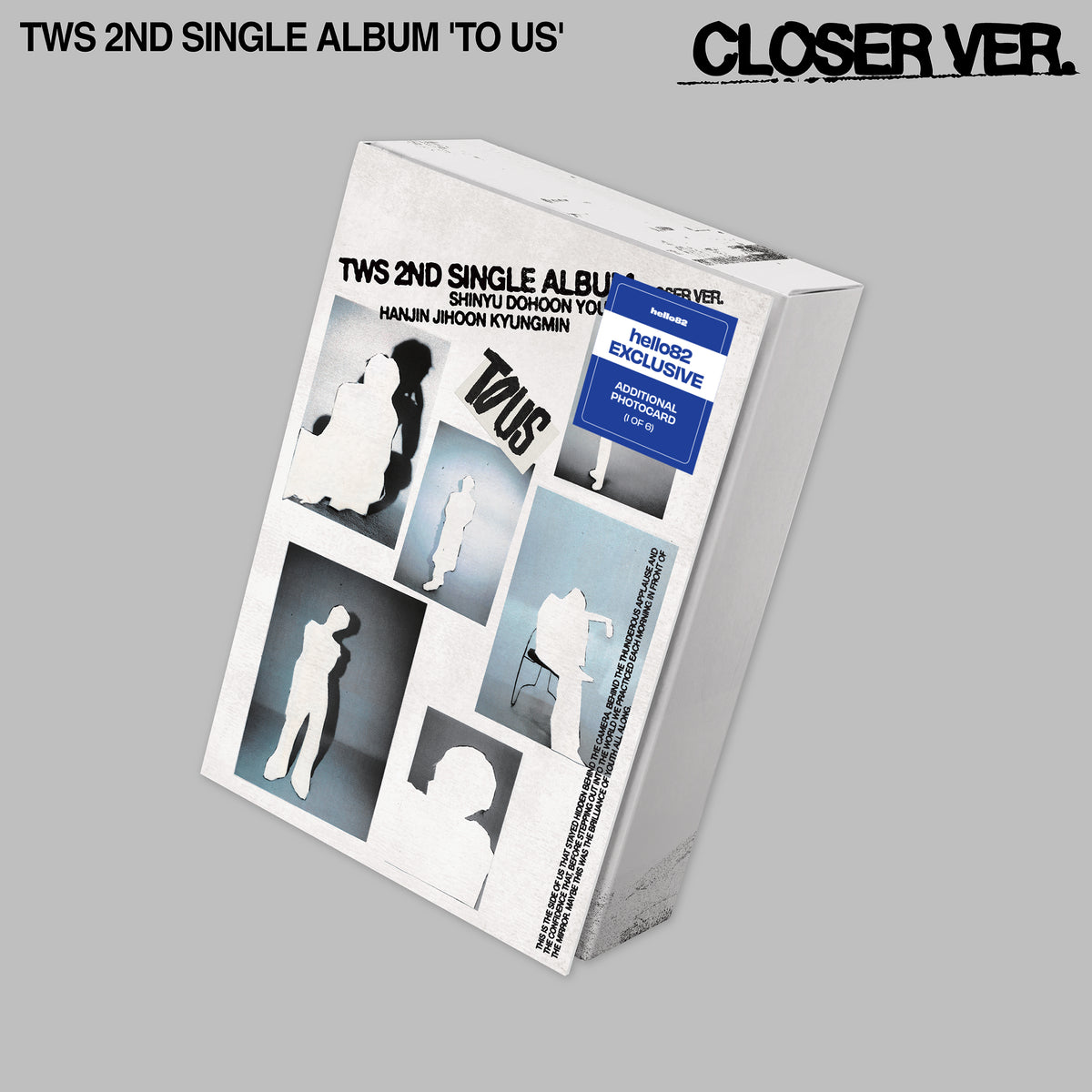 TWS - TWS 2nd Single Album <TO US> (hello82 Exclusive) CLOSER VER. (White) 