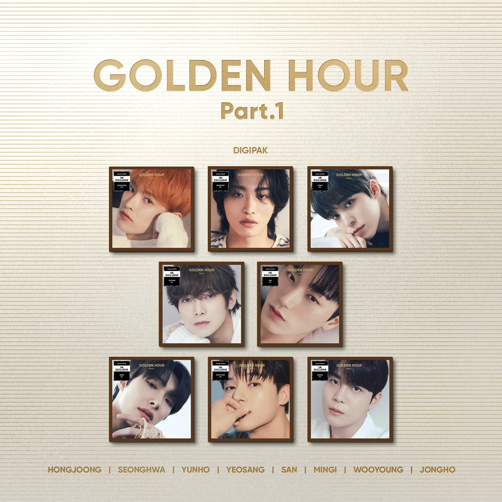 ATEEZ - GOLDEN HOUR : Part.1 - UK Exclusive (Digipak)