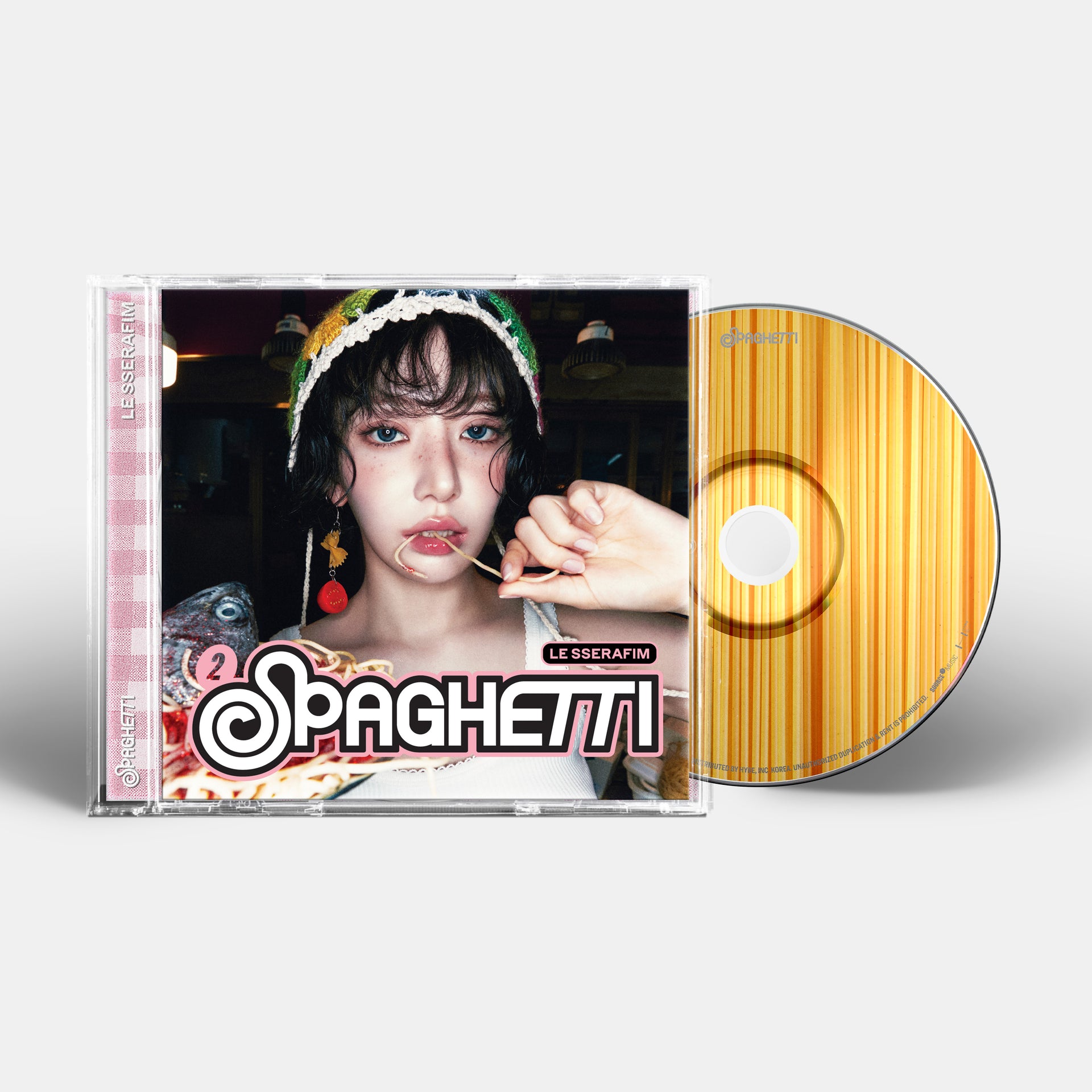 LE SSERAFIM - 1st Single Album 'SPAGHETTI' Single CD