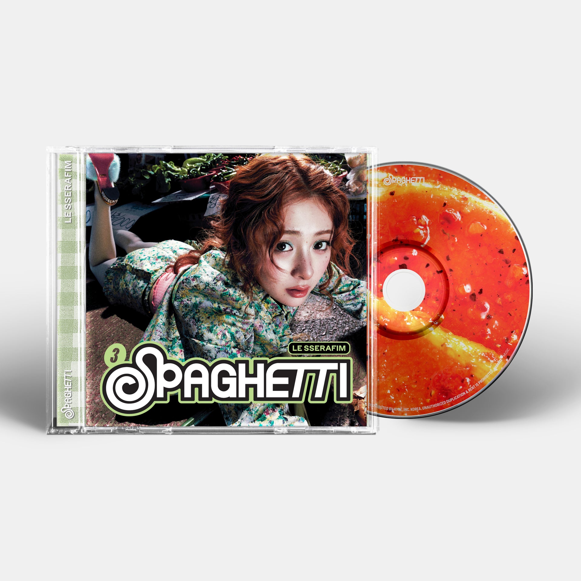 LE SSERAFIM - 1st Single Album 'SPAGHETTI' Single CD
