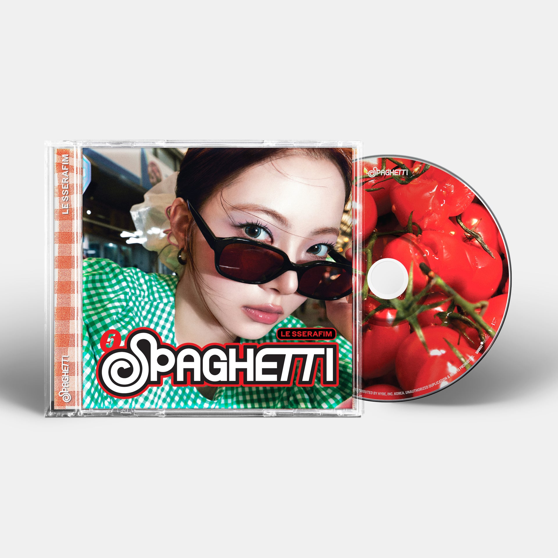 LE SSERAFIM - 1st Single Album 'SPAGHETTI' Single CD