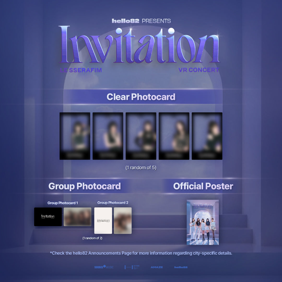 LE SSERAFIM VR CONCERT : INVITATION in DALLAS, TX