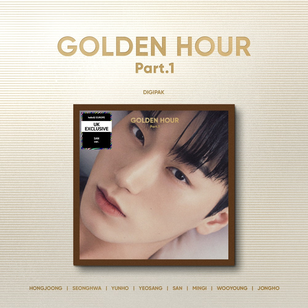 ATEEZ - GOLDEN HOUR : Part.1 - UK Exclusive (Digipak)