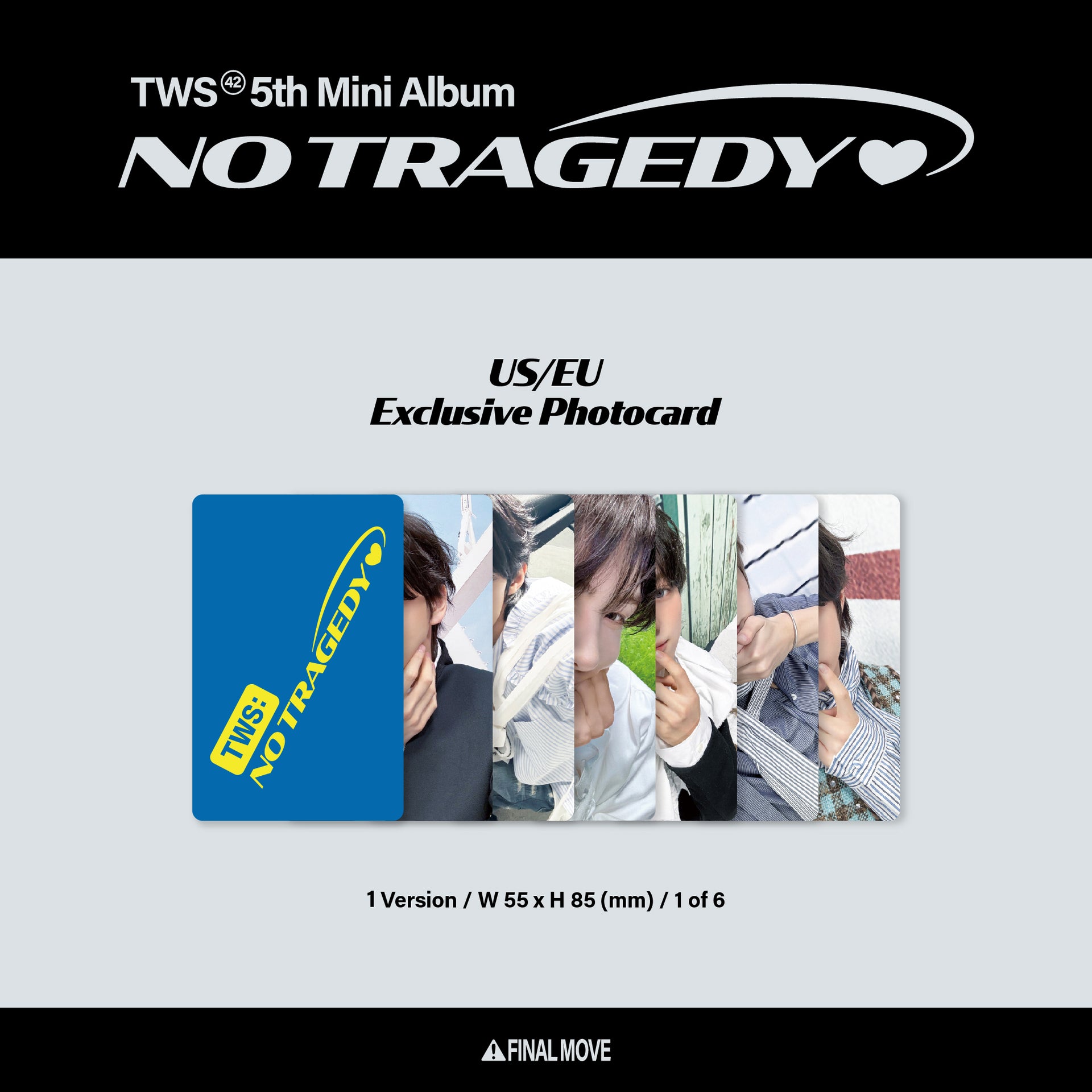 TWS 5th Mini Album NO TRAGEDY US/EU Exclusive Photocard
