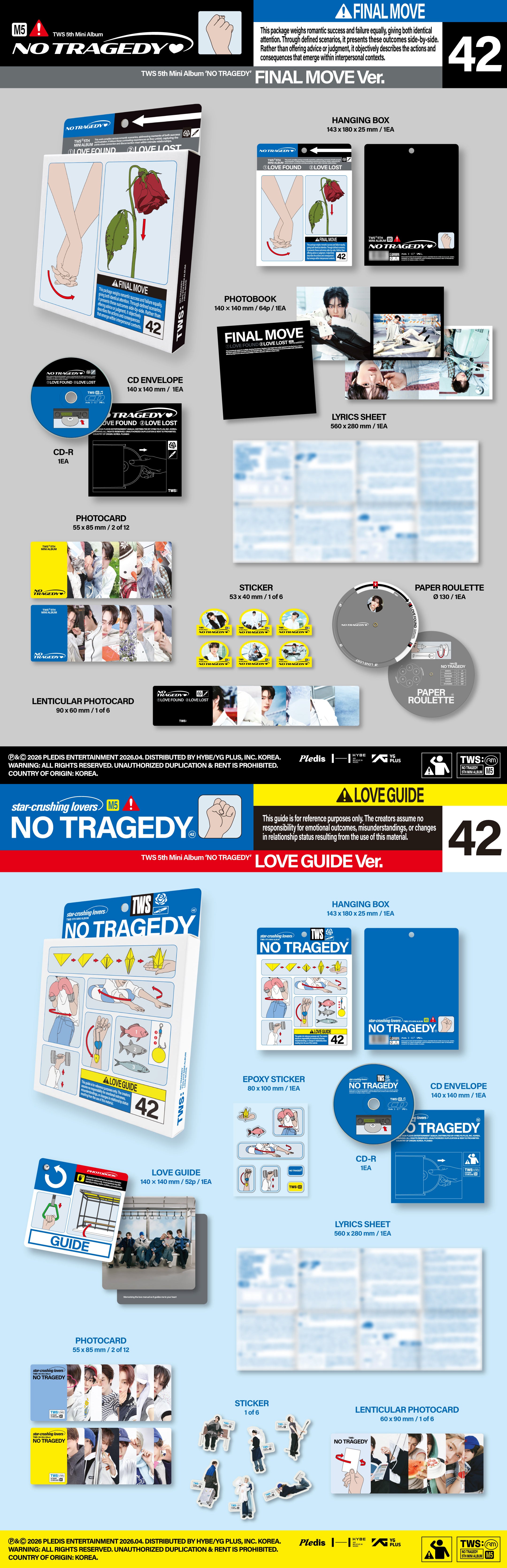 TWS - NO TRAGEDY (hello82 Exclusive) – hello82.shop