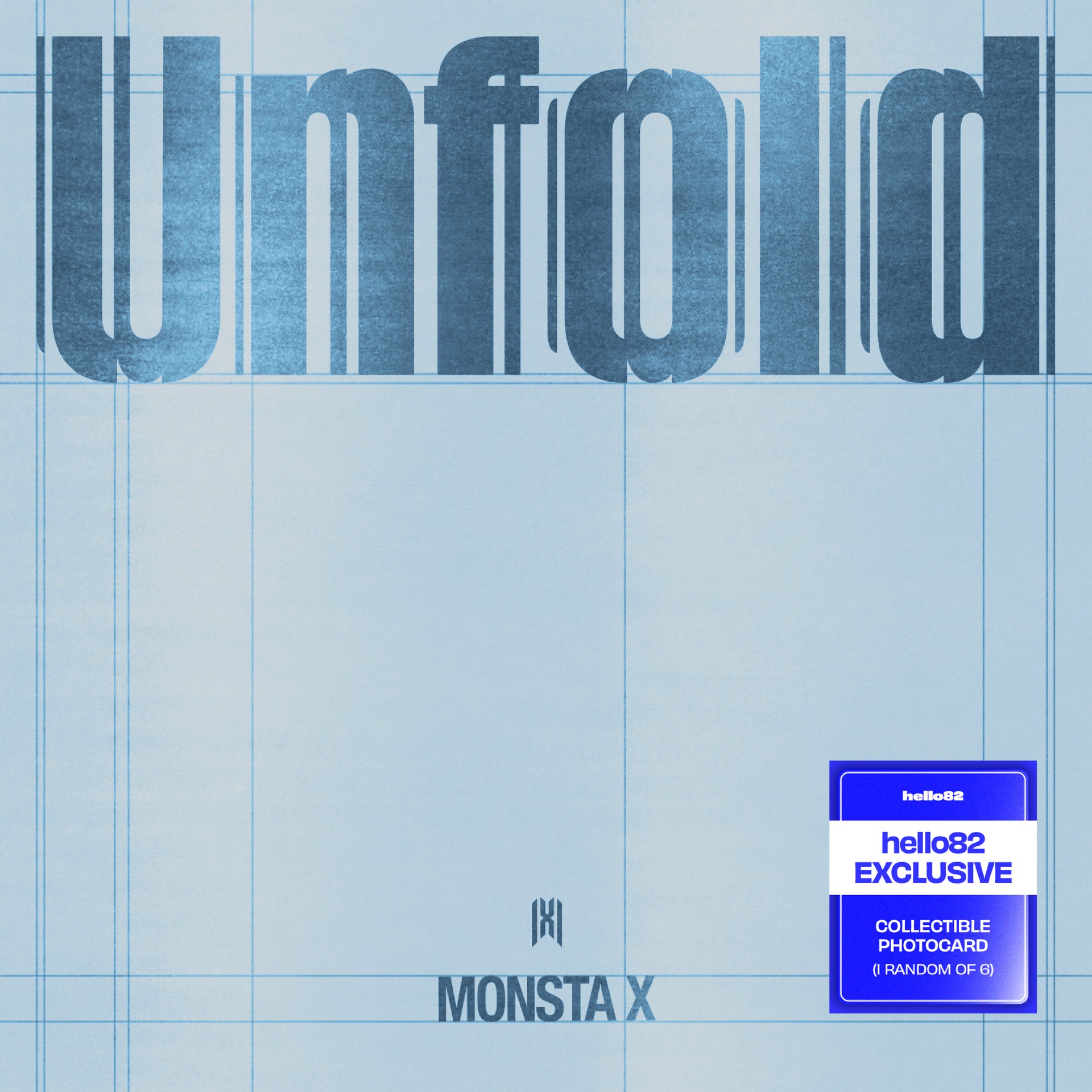 MONSTA X - Unfold - hello82 Exclusive