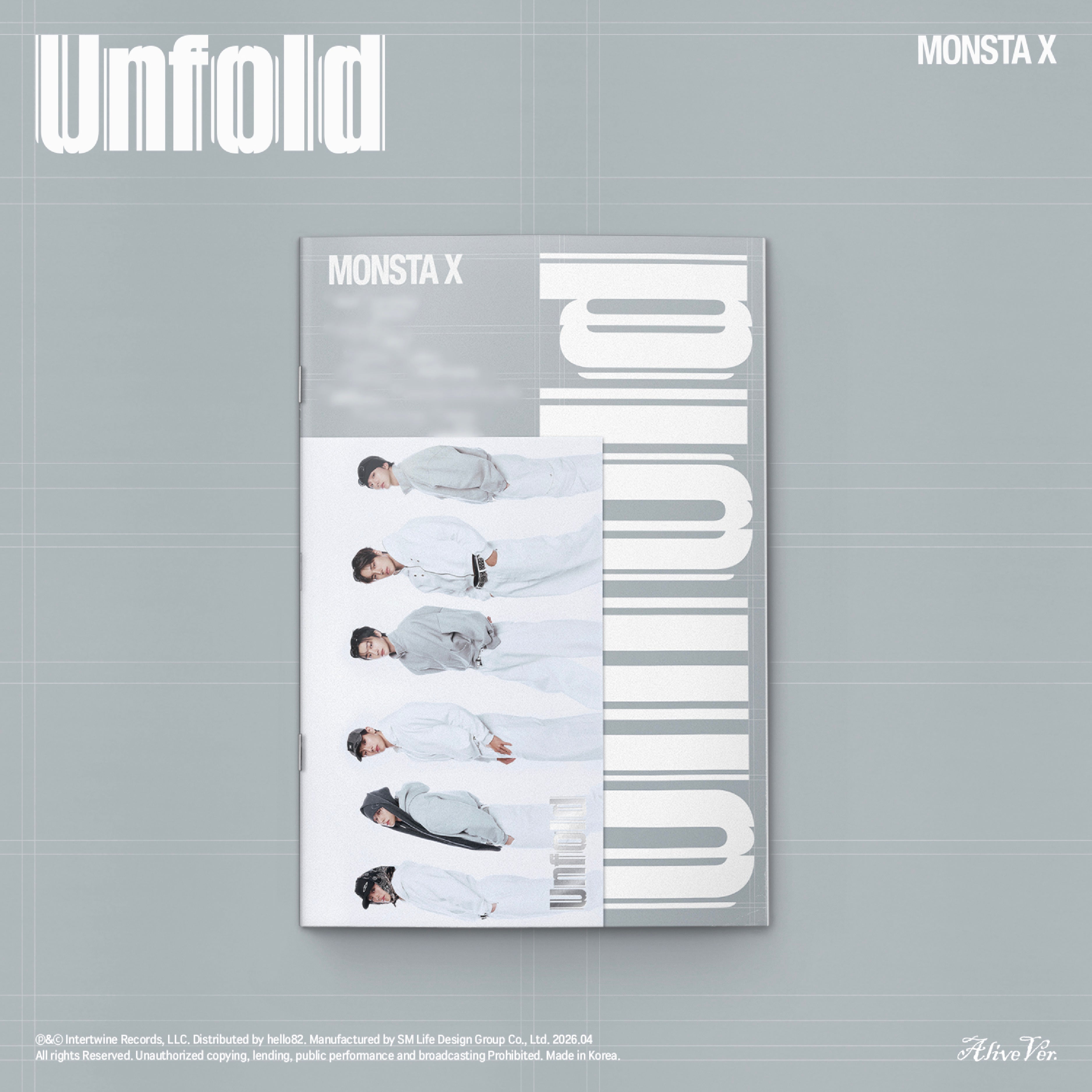 Signed] MONSTA X - Unfold – hello82.shop