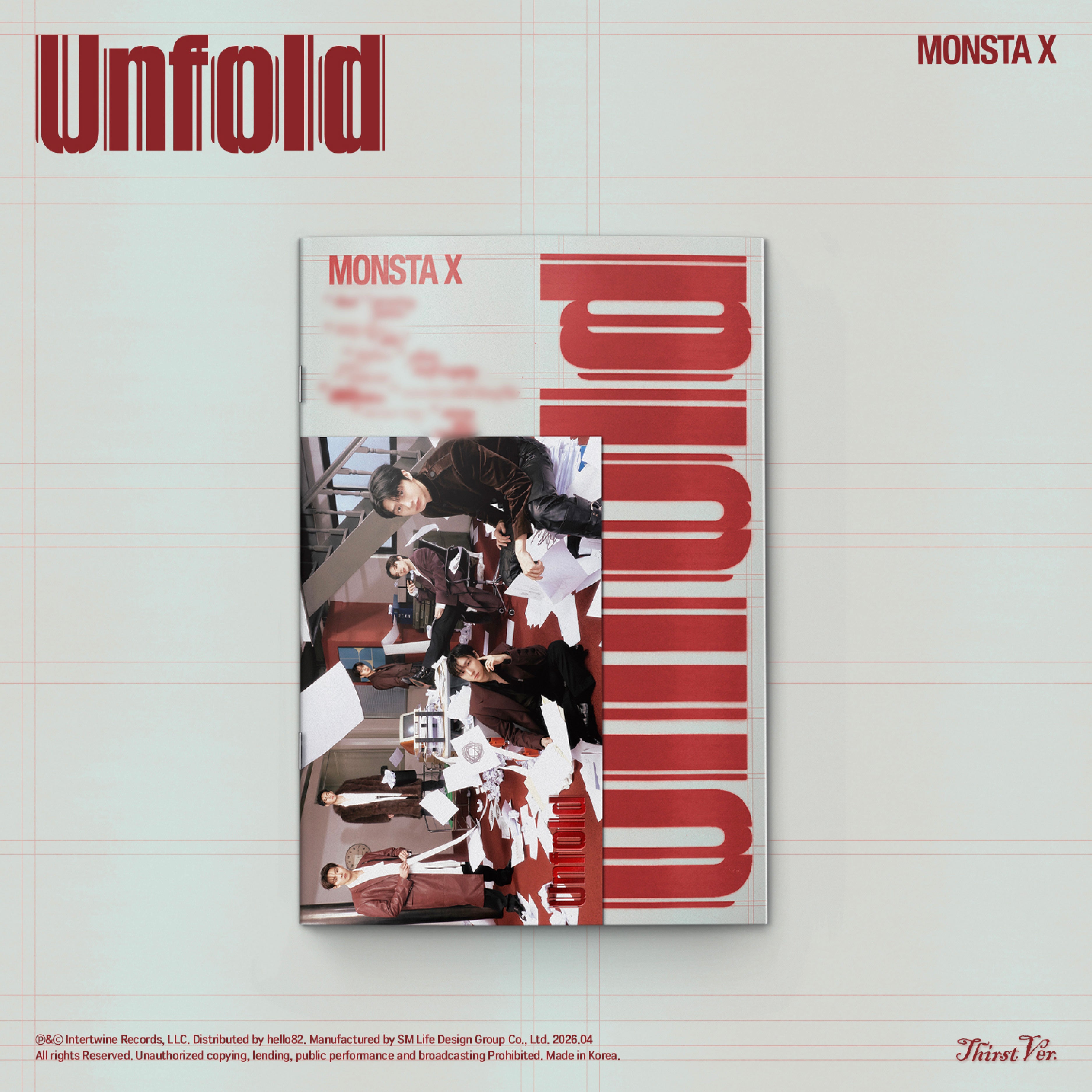 Signed] MONSTA X - Unfold – hello82.shop