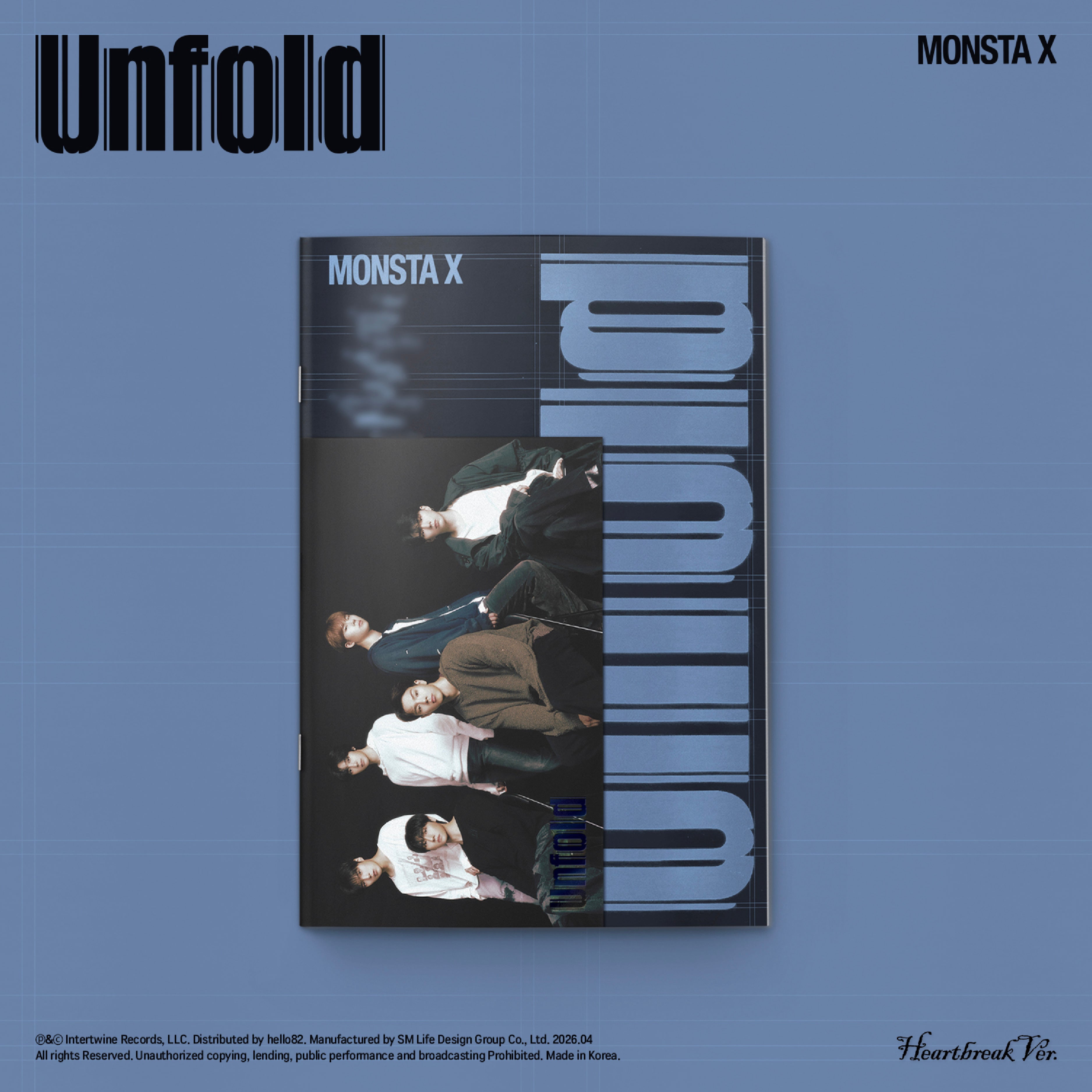 Signed] MONSTA X - Unfold – hello82.shop