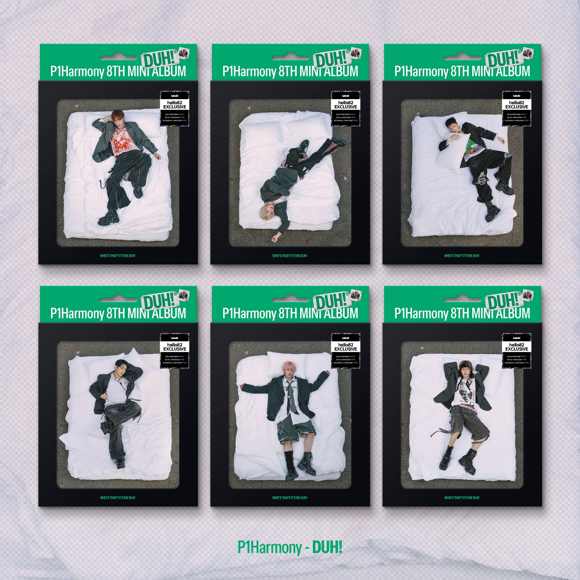 P1Harmony - DUH! - H Ver. - hello82 Exclusive (Compact) (Random)